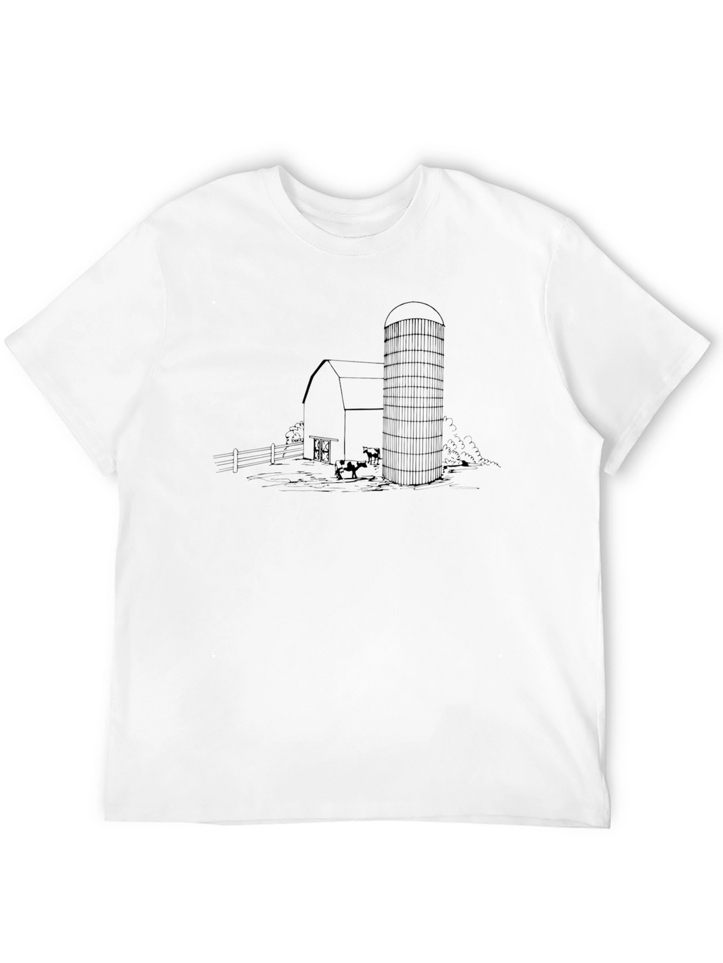 Barn & Silo Graphic Tee - Farm Life Style