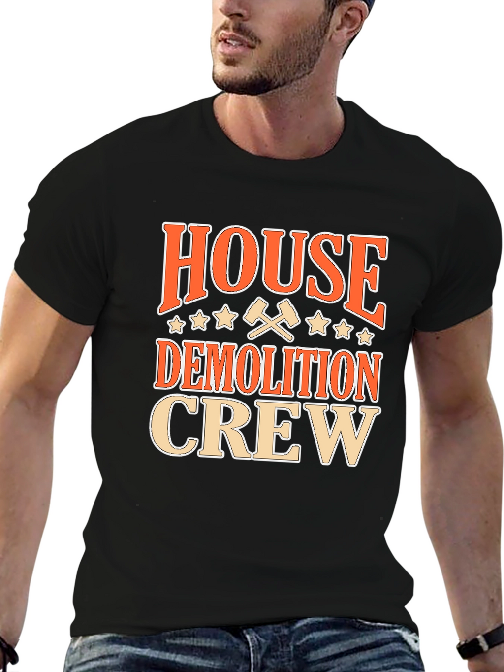 House Demolition Crew Graphic T-Shirt