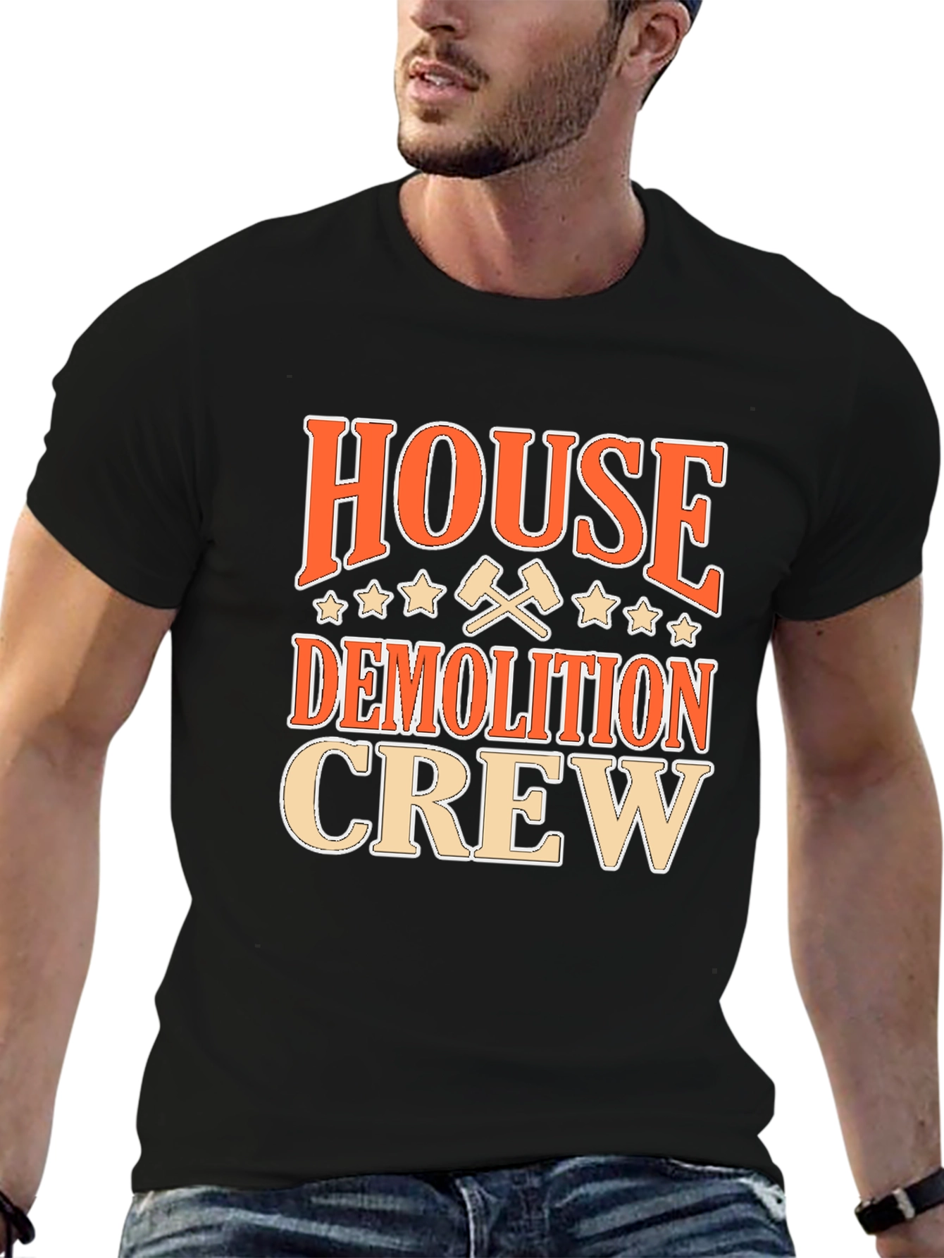 House Demolition Crew Graphic T-Shirt