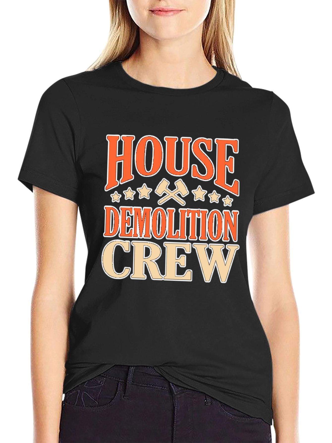 House Demolition Crew Graphic T-Shirt