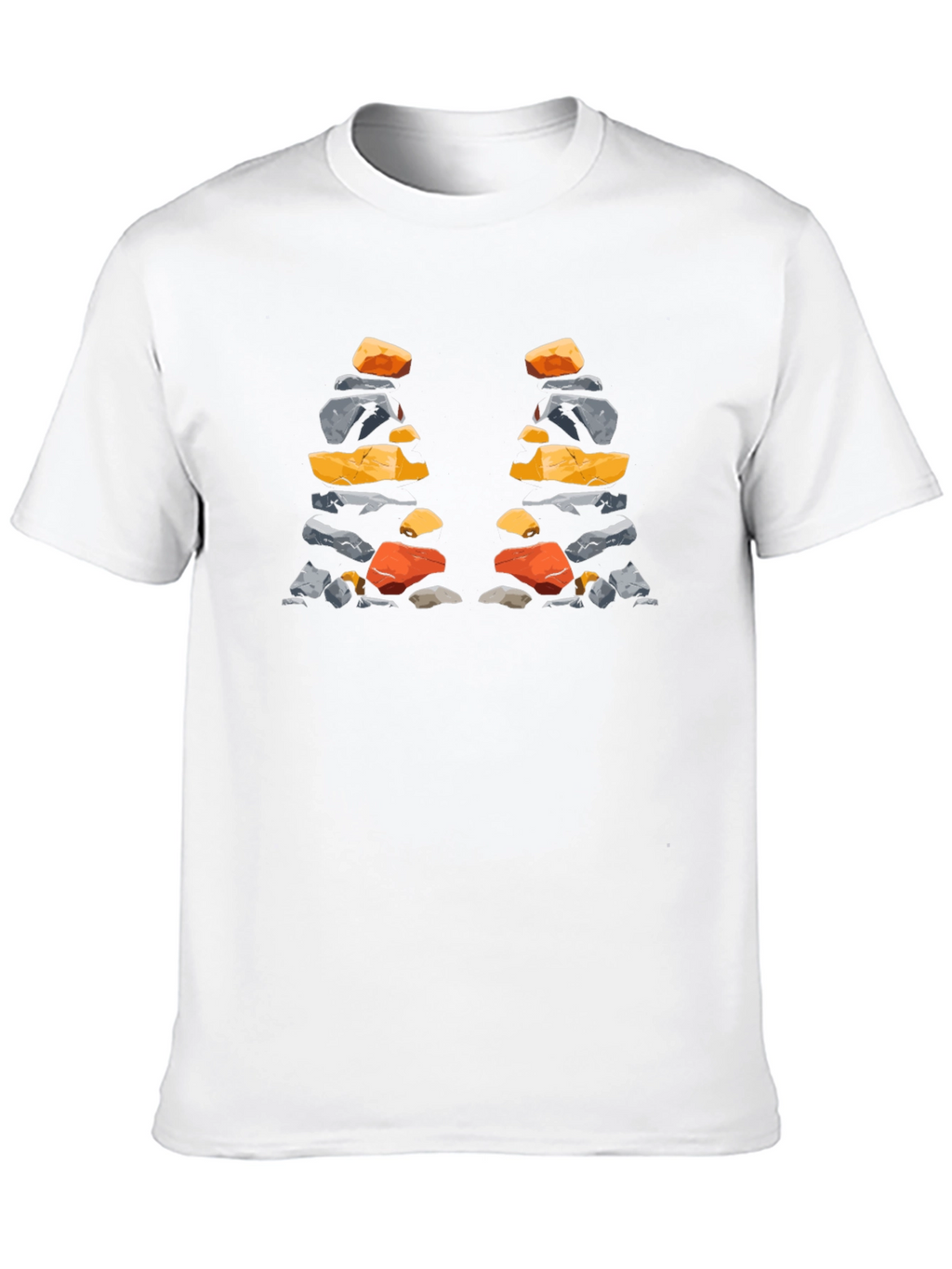 Stacked Stones T-Shirt - Artistic Nature Design