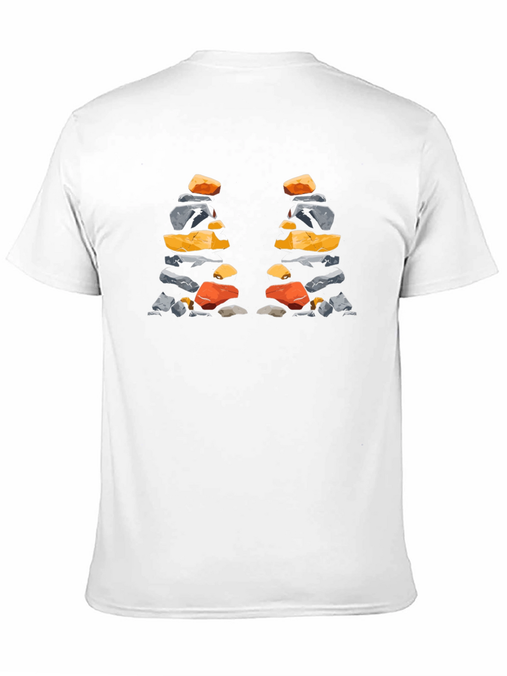 Stacked Stones T-Shirt - Artistic Nature Design