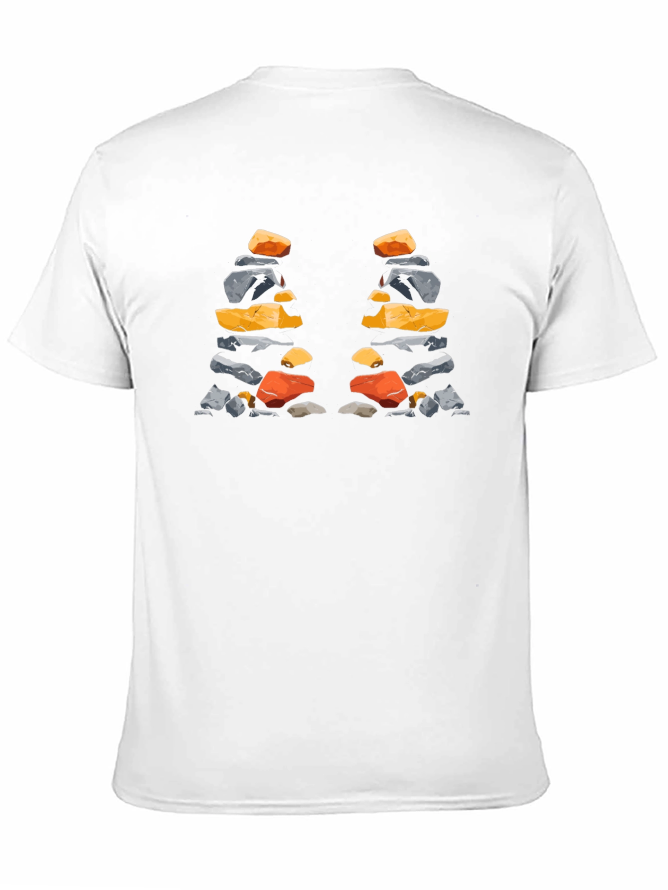 Stacked Stones T-Shirt - Artistic Nature Design