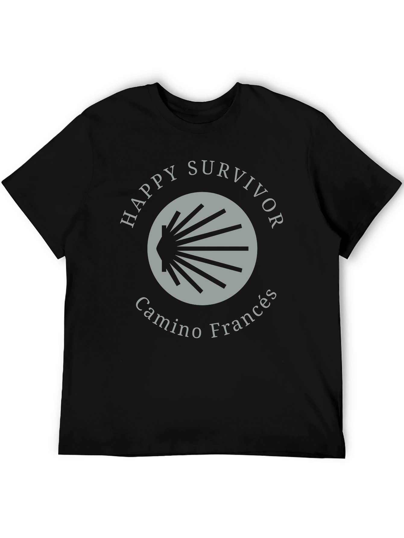 Camino Frances T-Shirt - Happy Survivor Pilgrim Tee