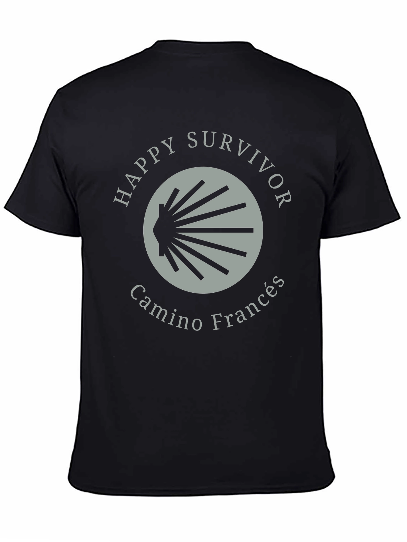 Camino Frances T-Shirt - Happy Survivor Pilgrim Tee