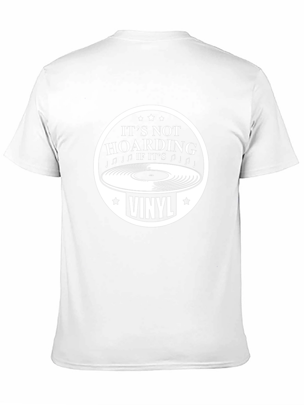 Its Not Hoarding If Its Vinyl Black T-Shirt