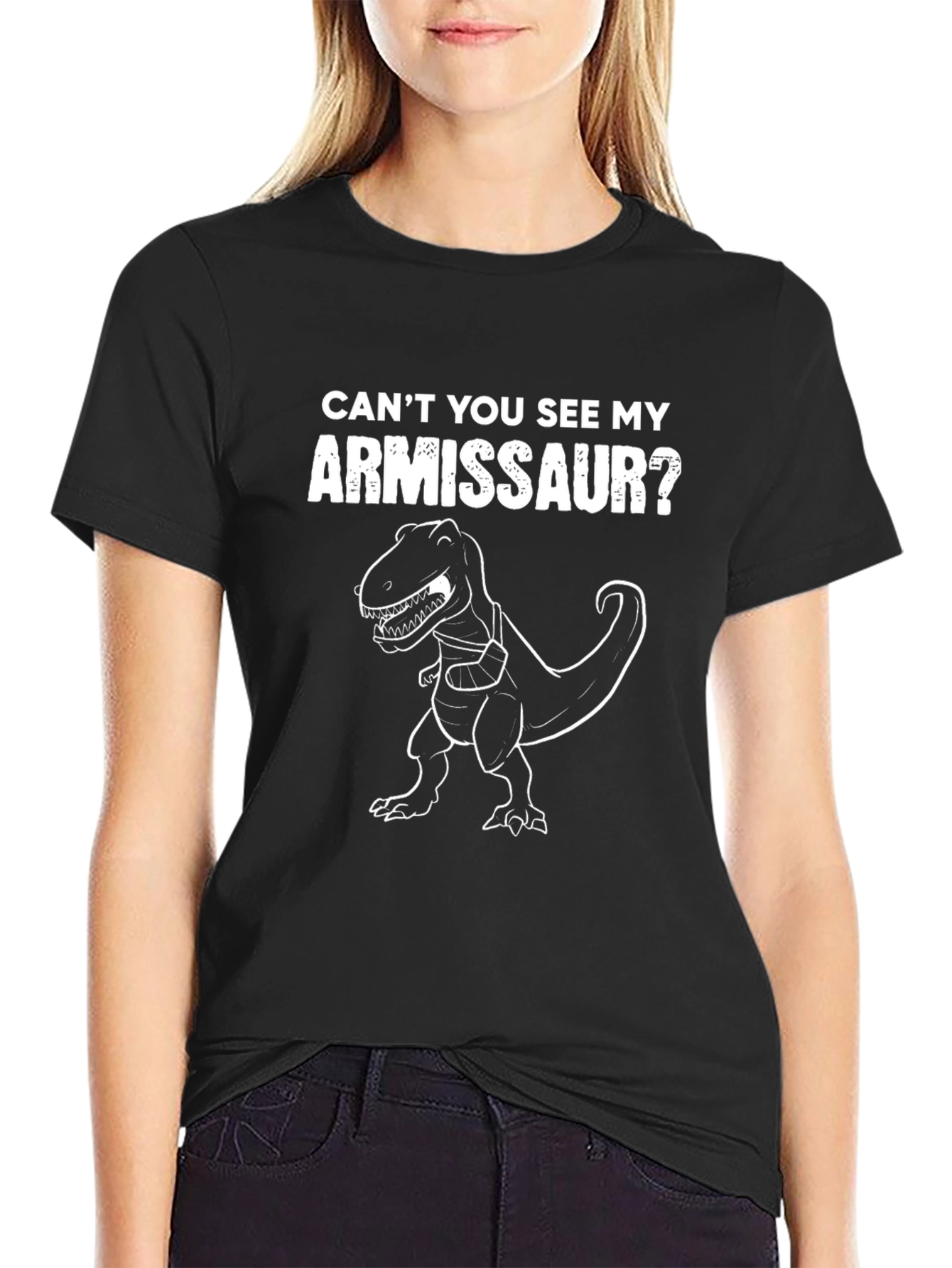 Funny Armissaur T-Rex Graphic Novelty Tee