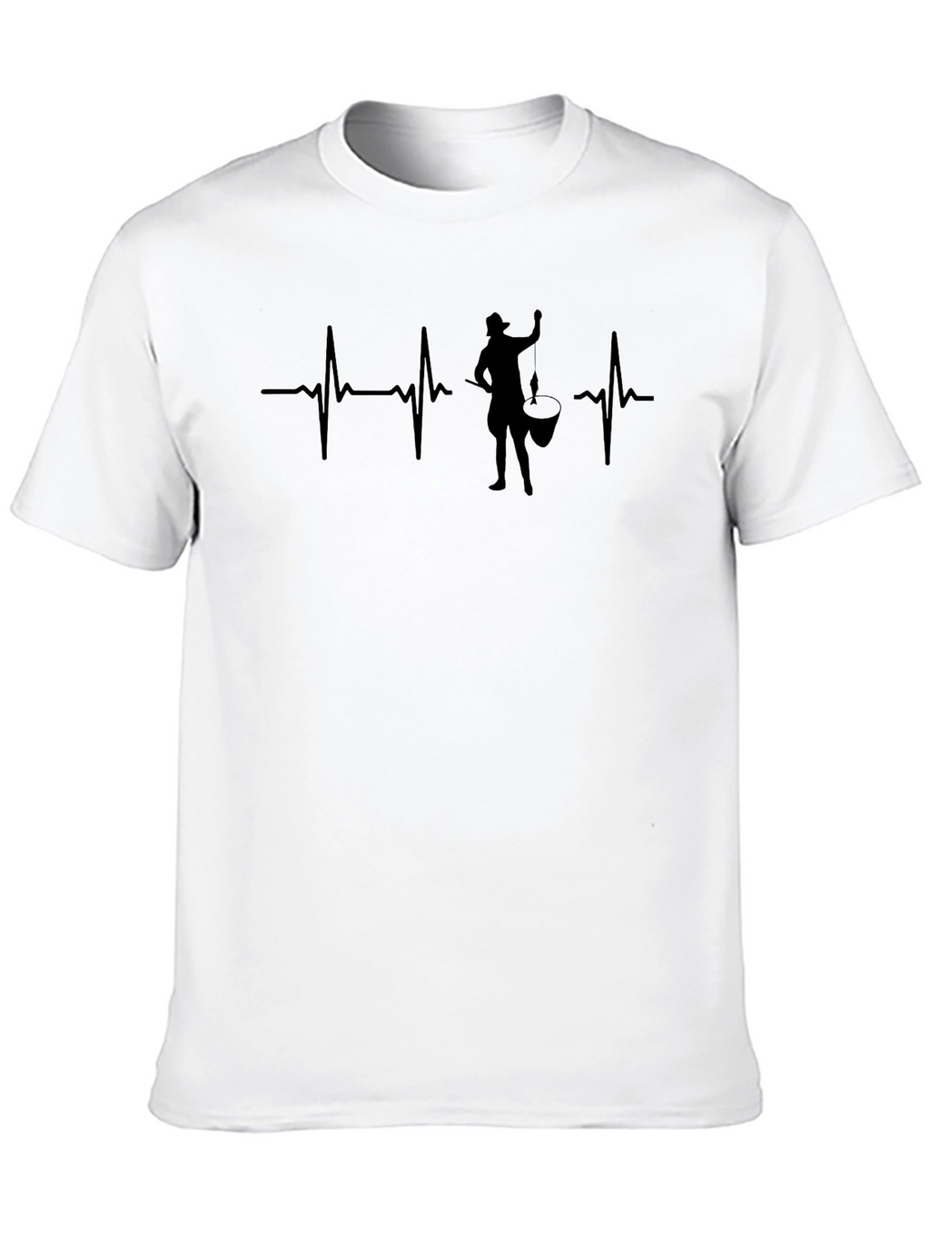 Fishing Heartbeat T-Shirt