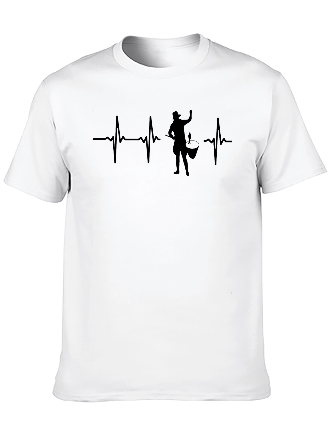 Fishing Heartbeat T-Shirt