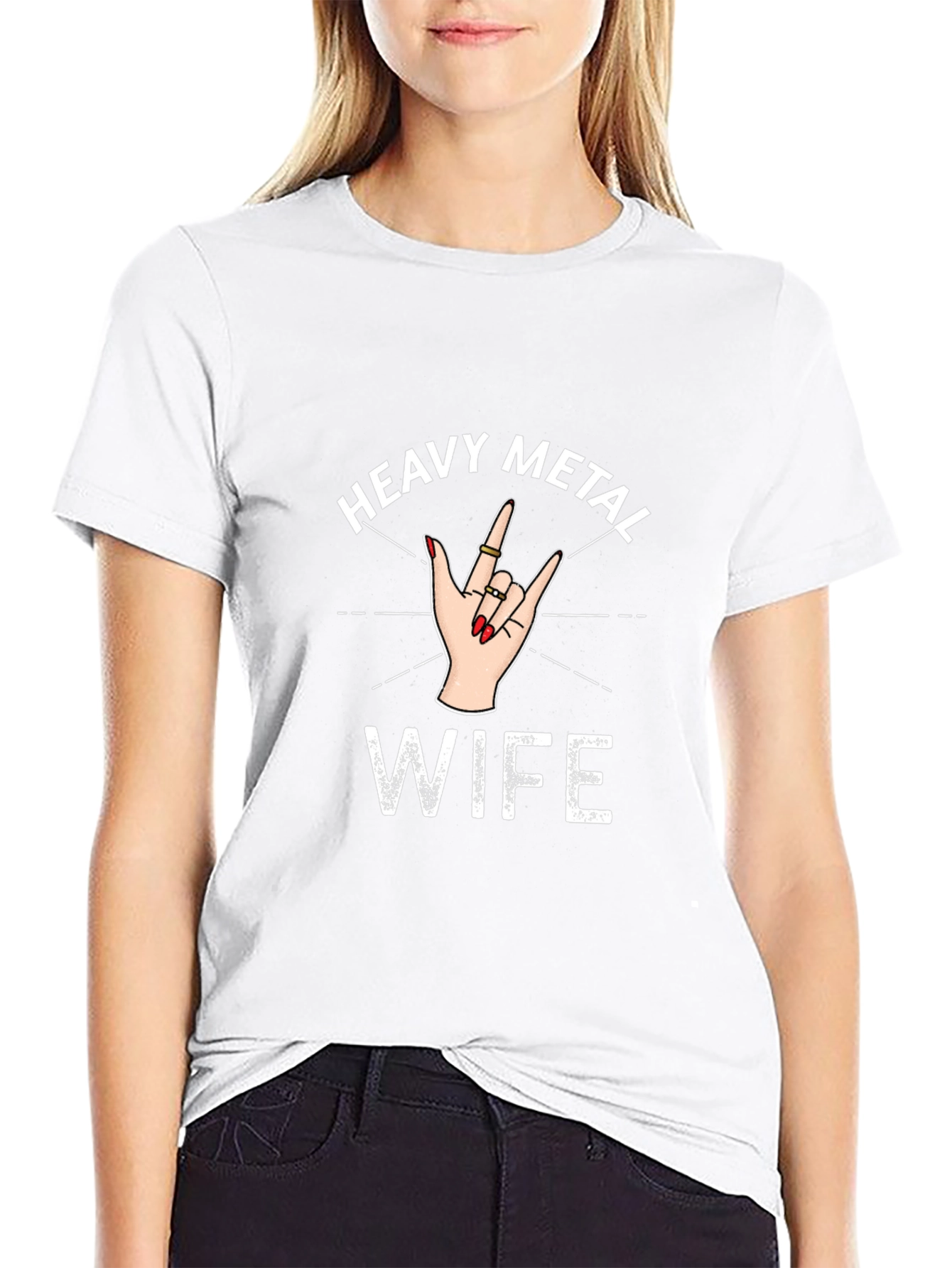 Heavy Metal Wife T-Shirt - Rock On!