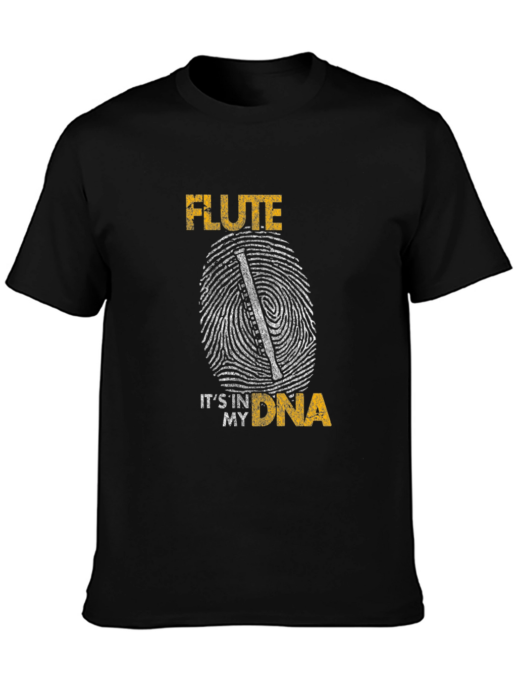 Flute DNA Graphic Tee - Musicians Gift