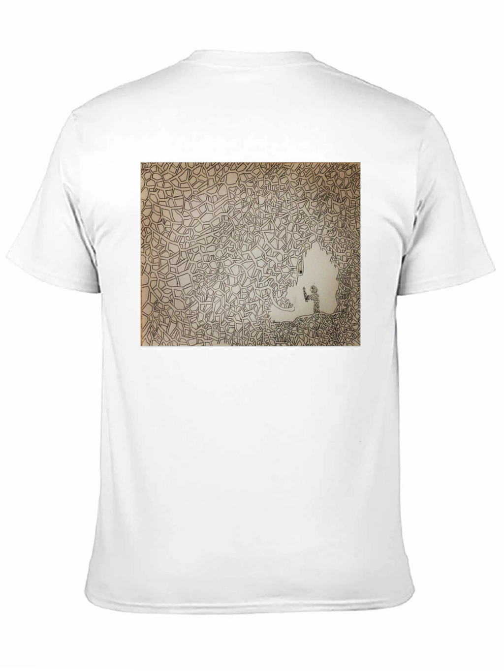 Abstract Art Black T-Shirt