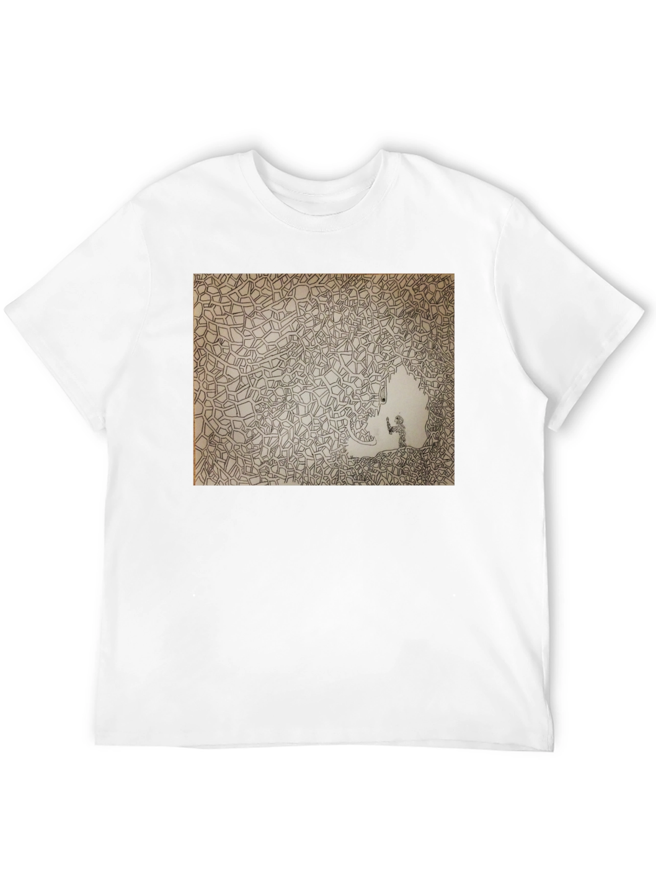 Abstract Art Black T-Shirt