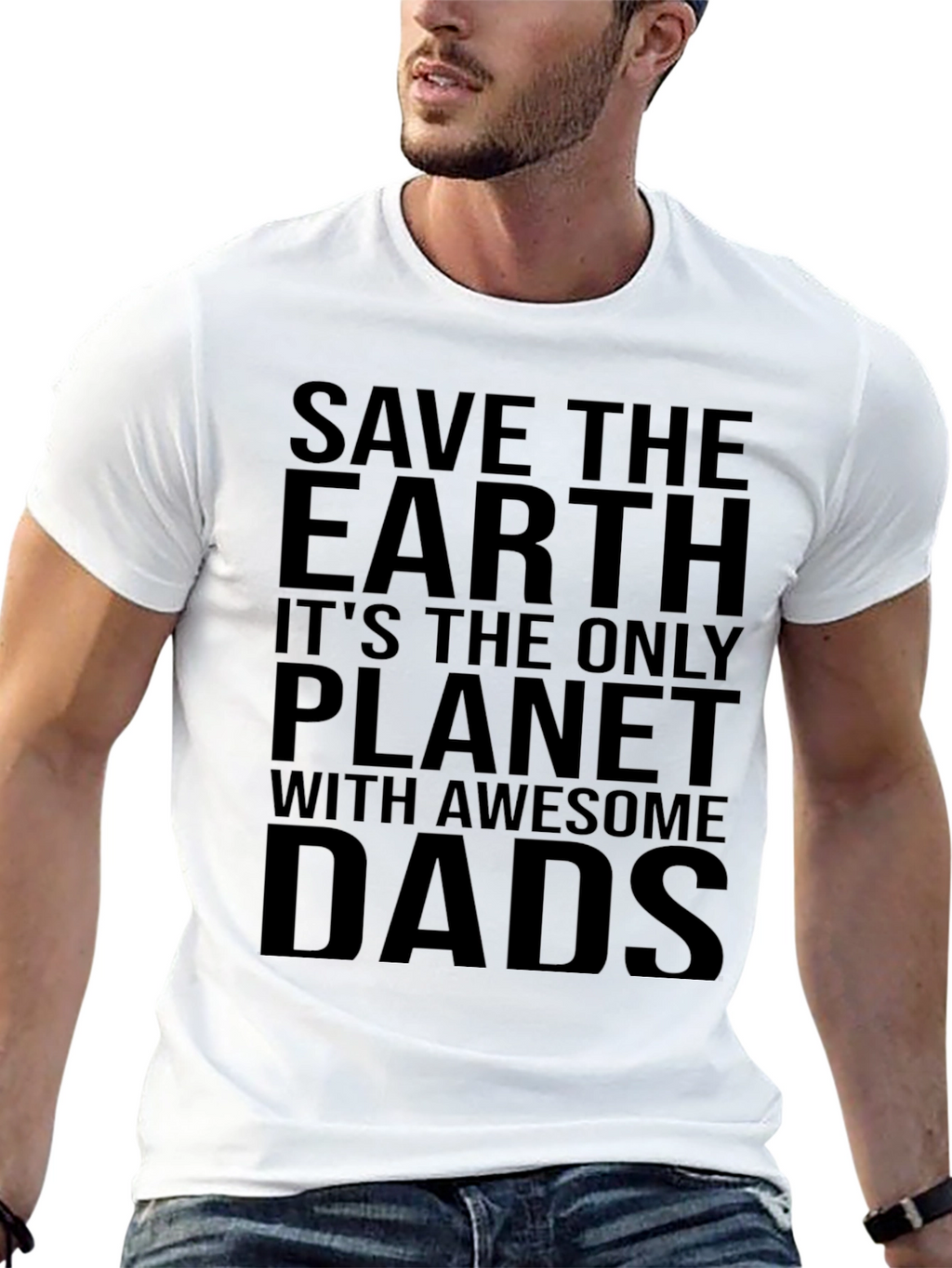 Save the Earth Awesome Dads Tee