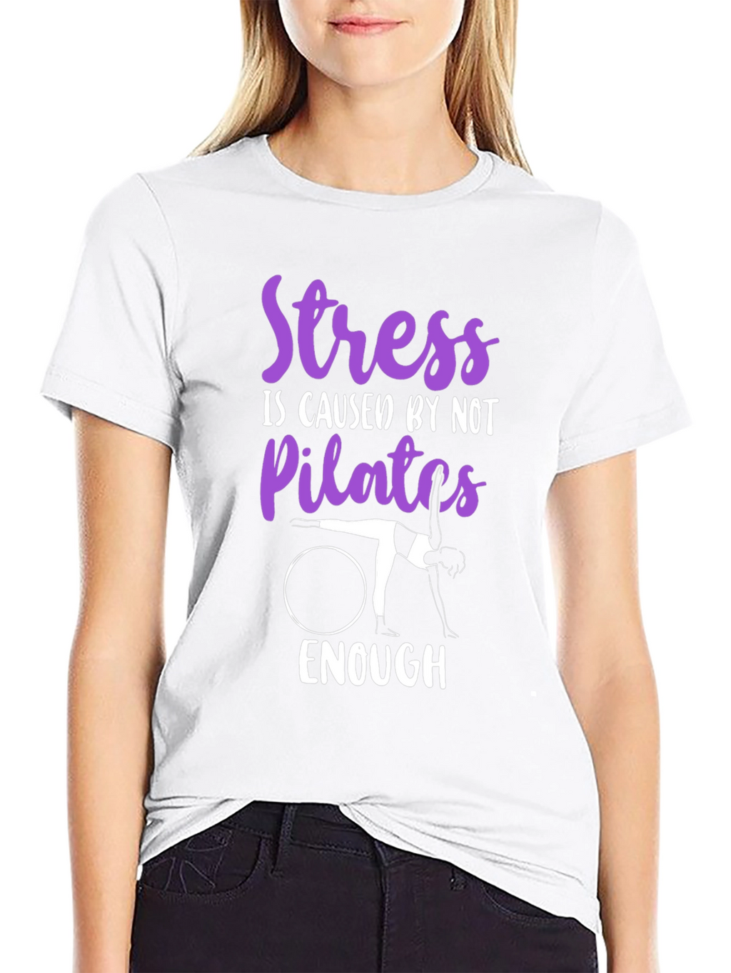 Pilates T-Shirt: Stress Relief Workout Tee
