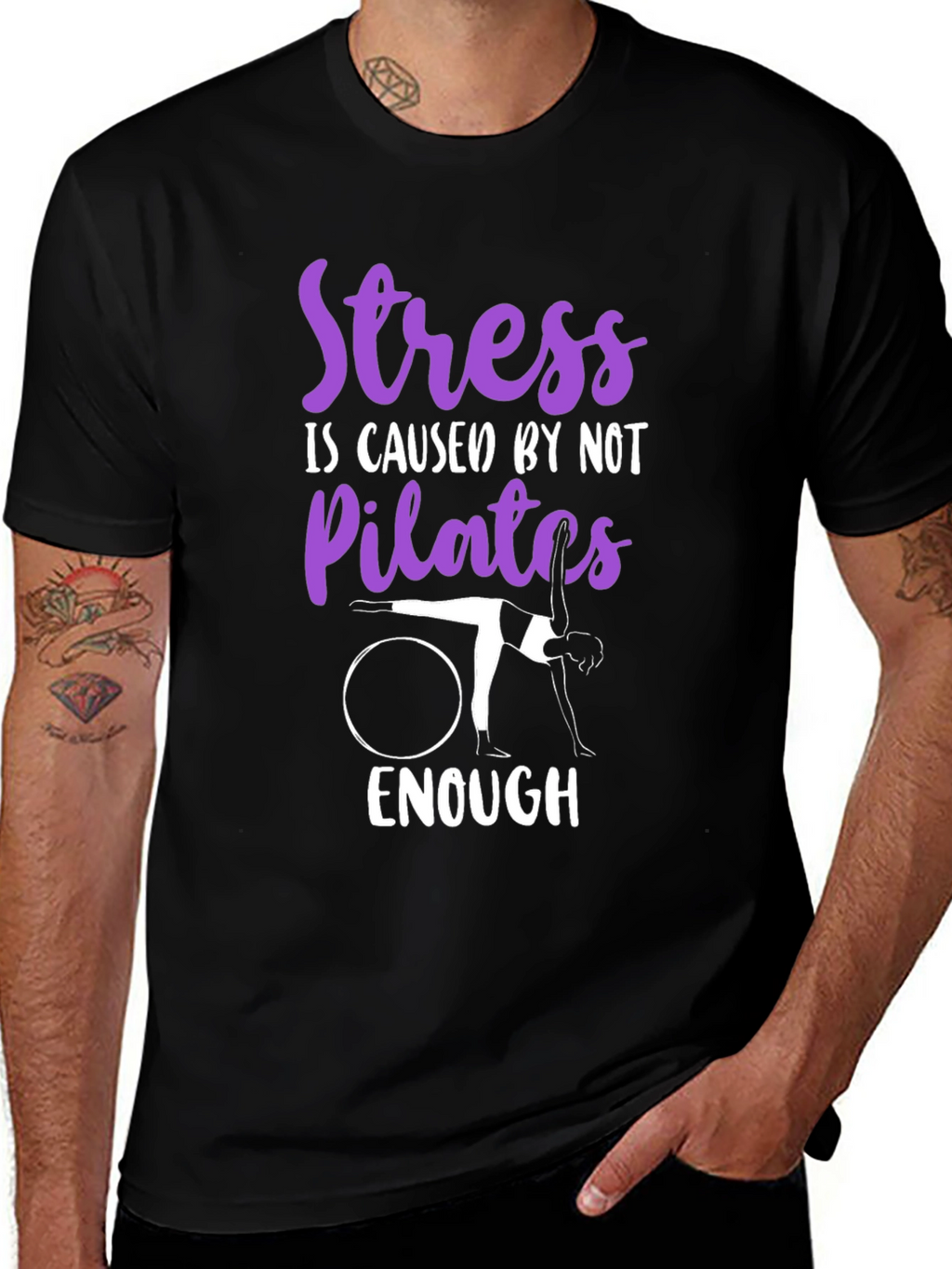 Pilates T-Shirt: Stress Relief Workout Tee