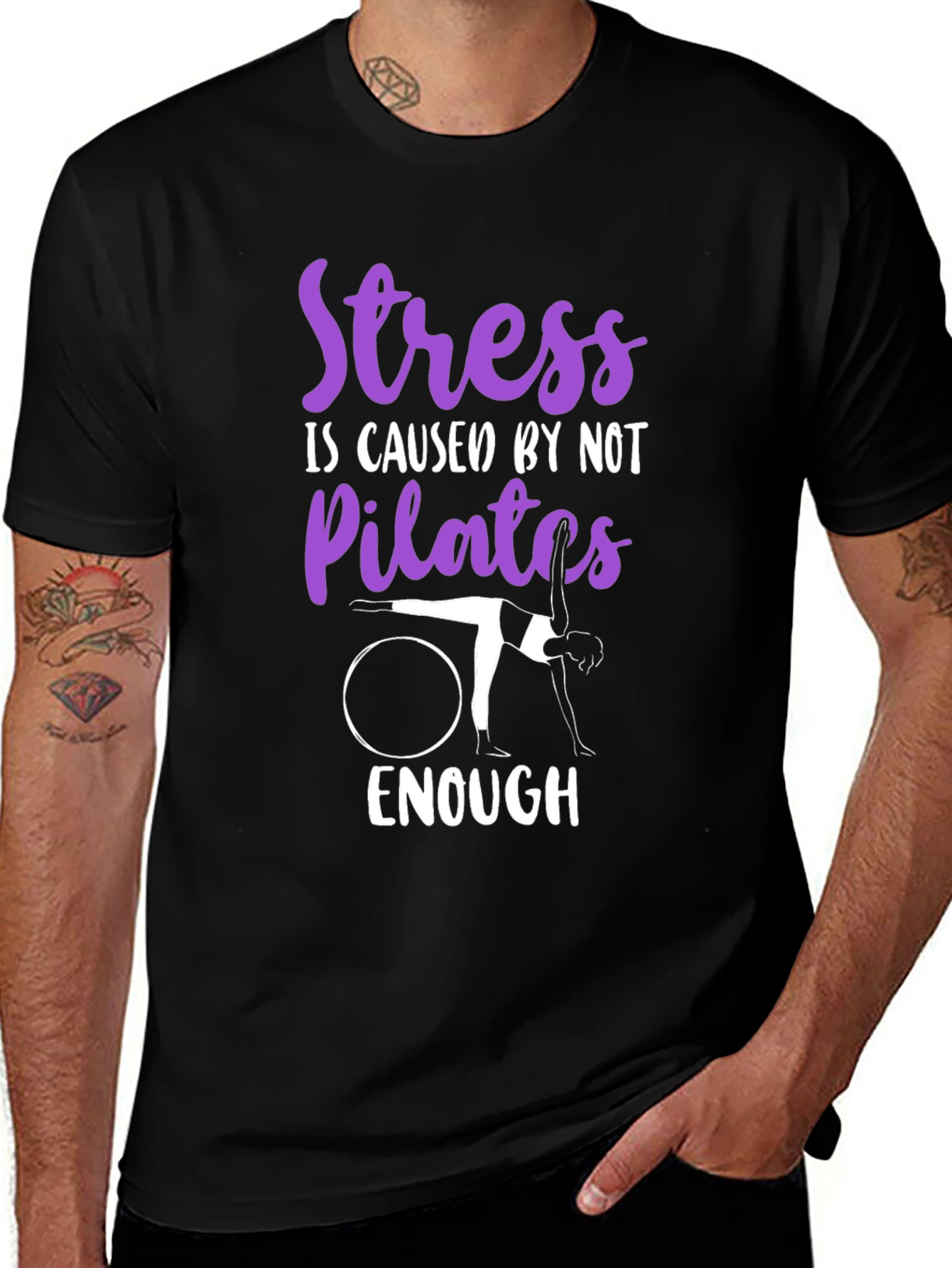 Pilates T-Shirt: Stress Relief Workout Tee