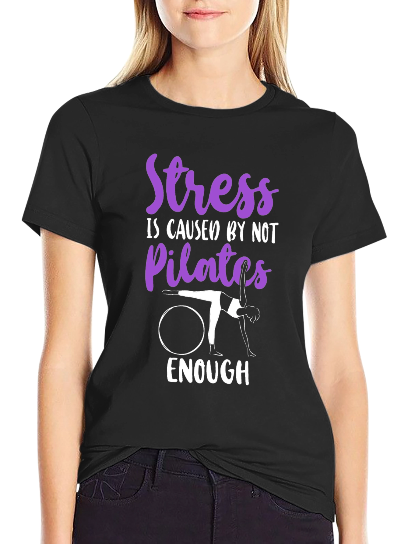 Pilates T-Shirt: Stress Relief Workout Tee