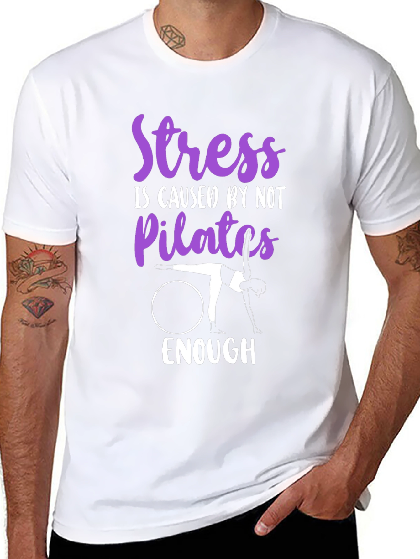 Pilates T-Shirt: Stress Relief Workout Tee