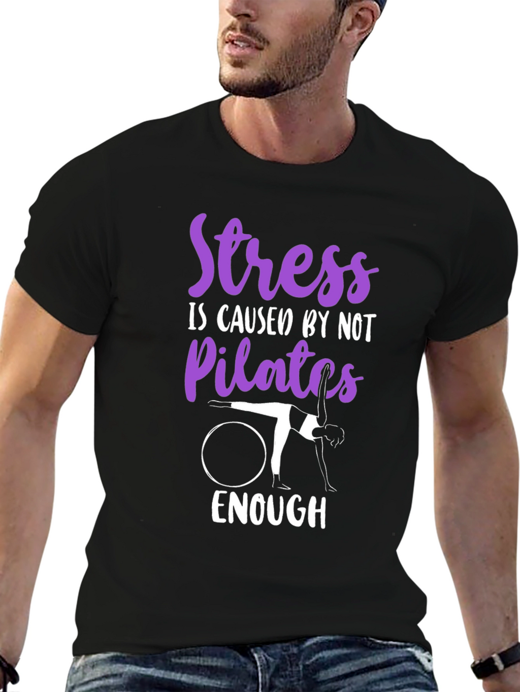 Pilates T-Shirt: Stress Relief Workout Tee