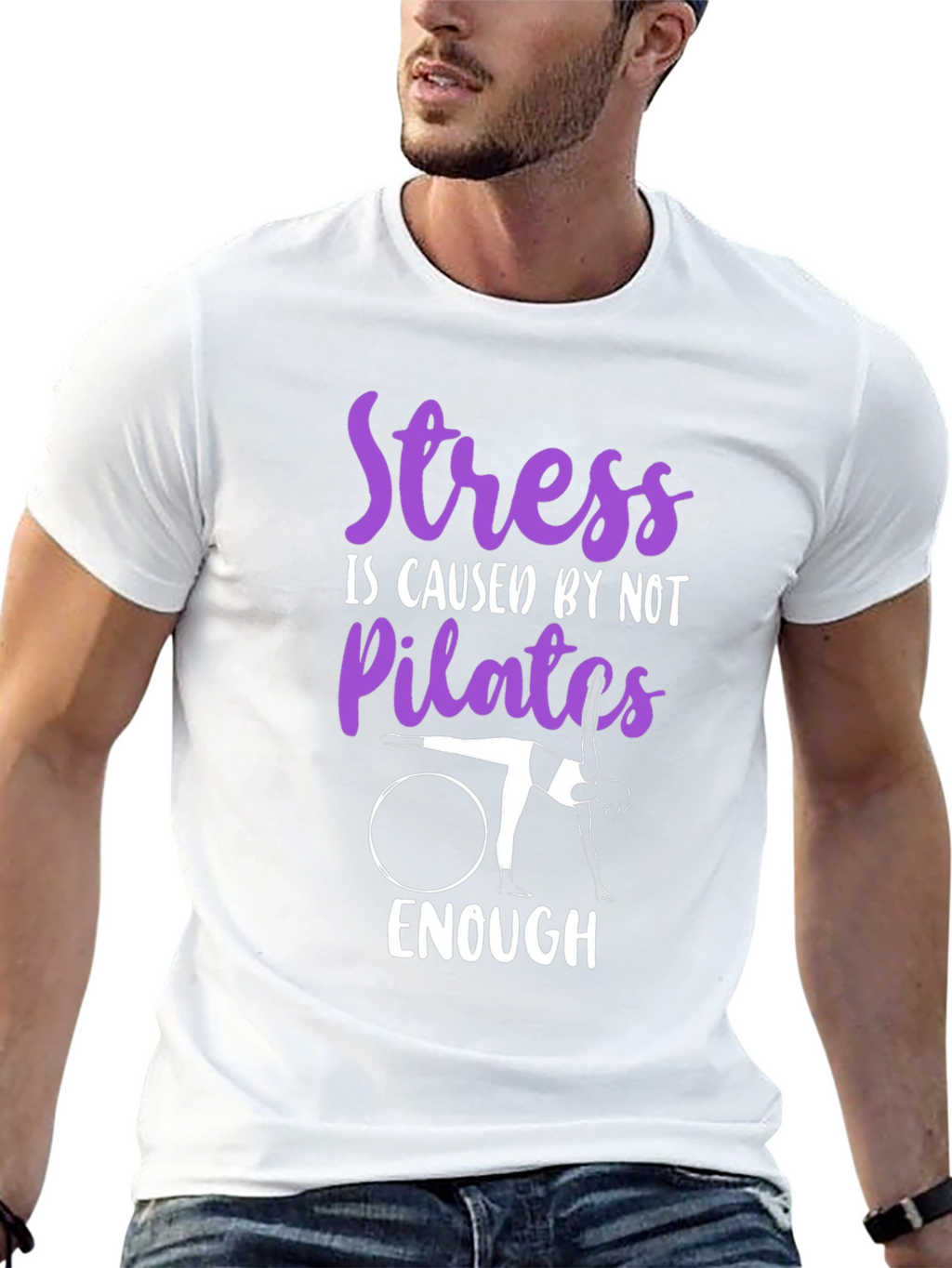 Pilates T-Shirt: Stress Relief Workout Tee
