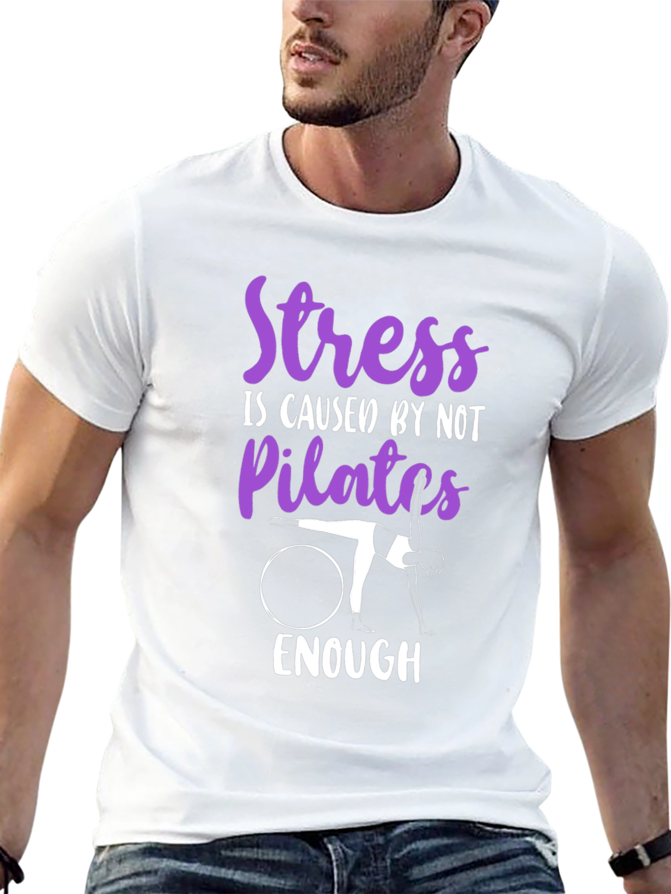 Pilates T-Shirt: Stress Relief Workout Tee