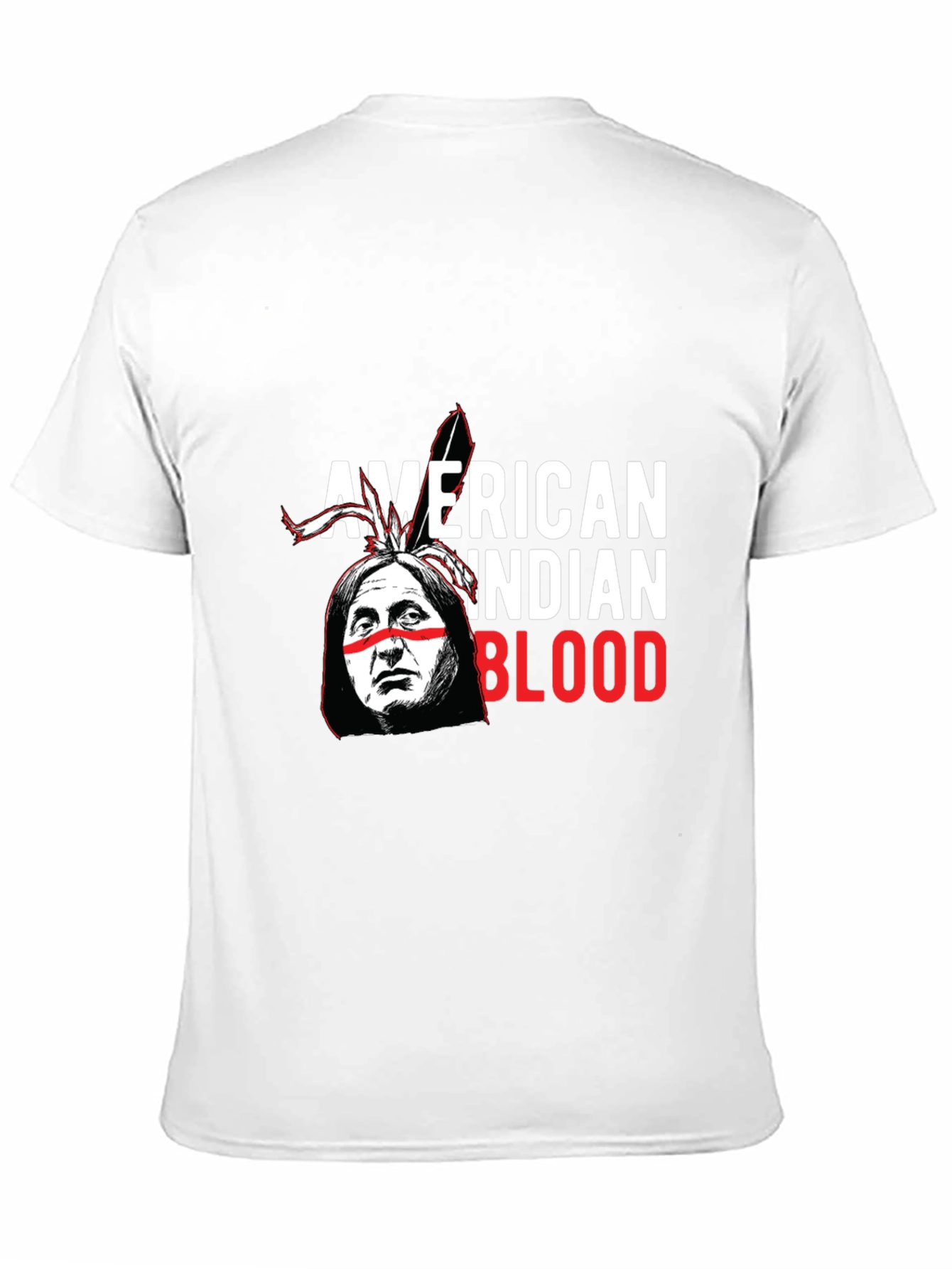 American Indian Blood Graphic T-Shirt