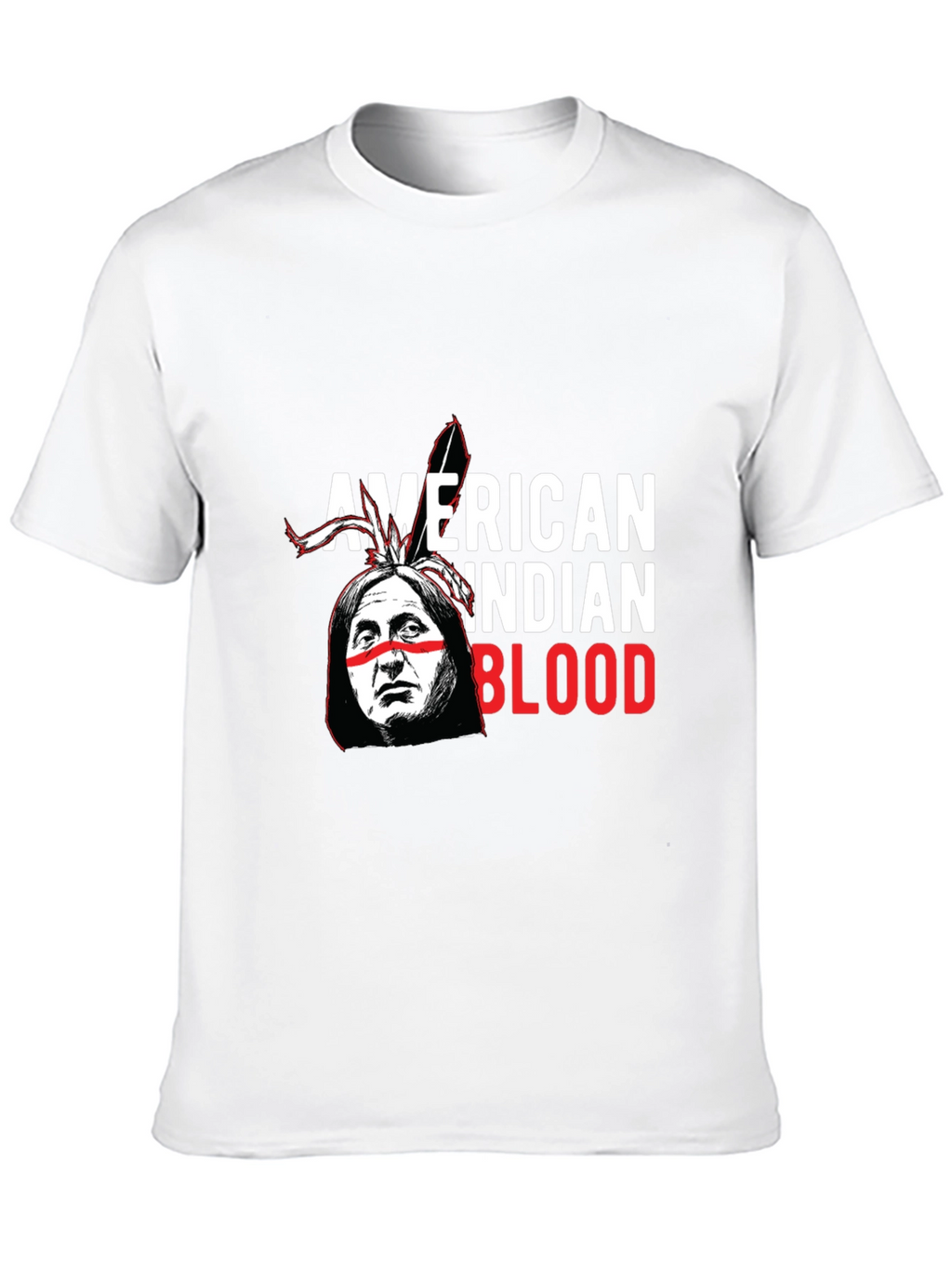 American Indian Blood Graphic T-Shirt
