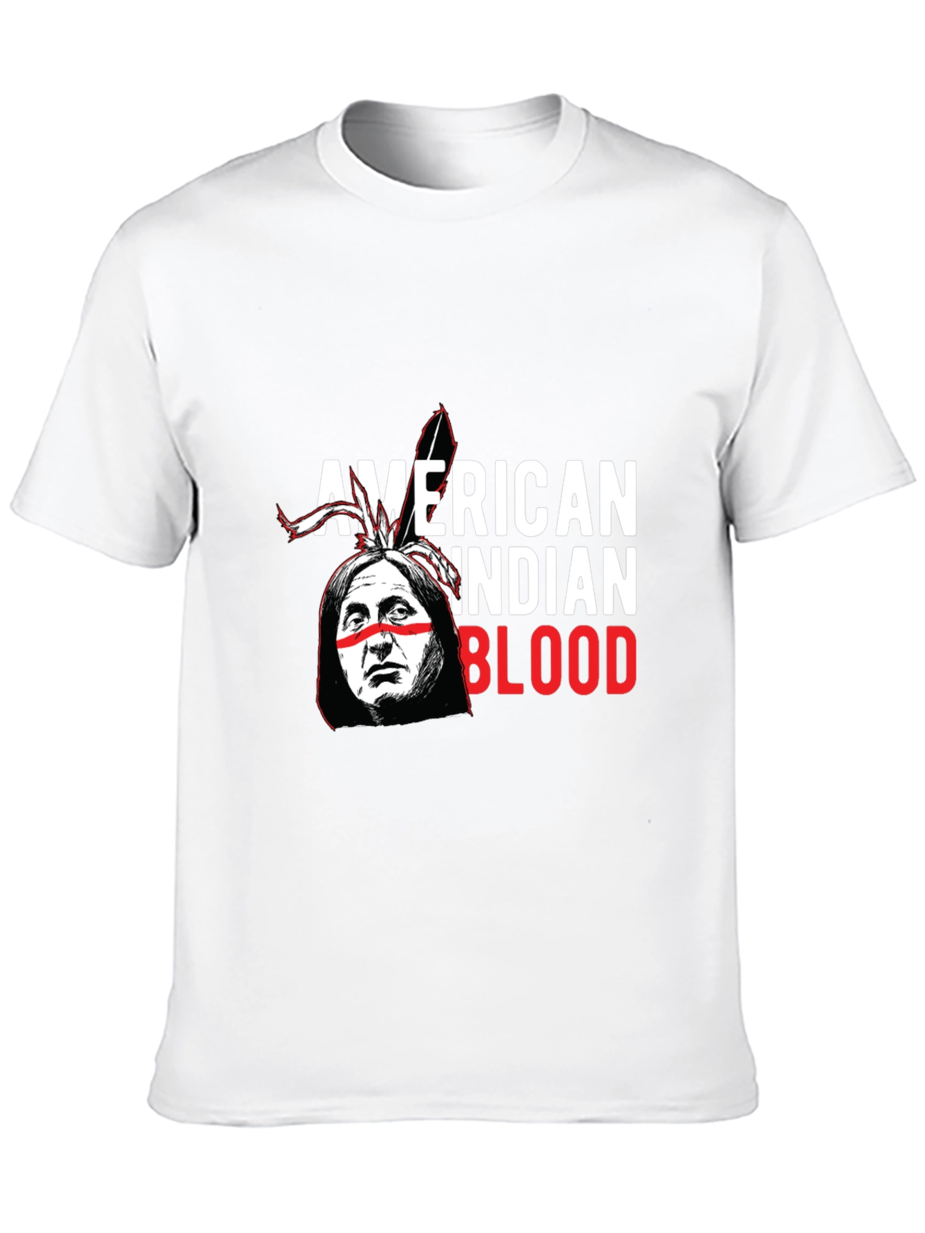 American Indian Blood Graphic T-Shirt