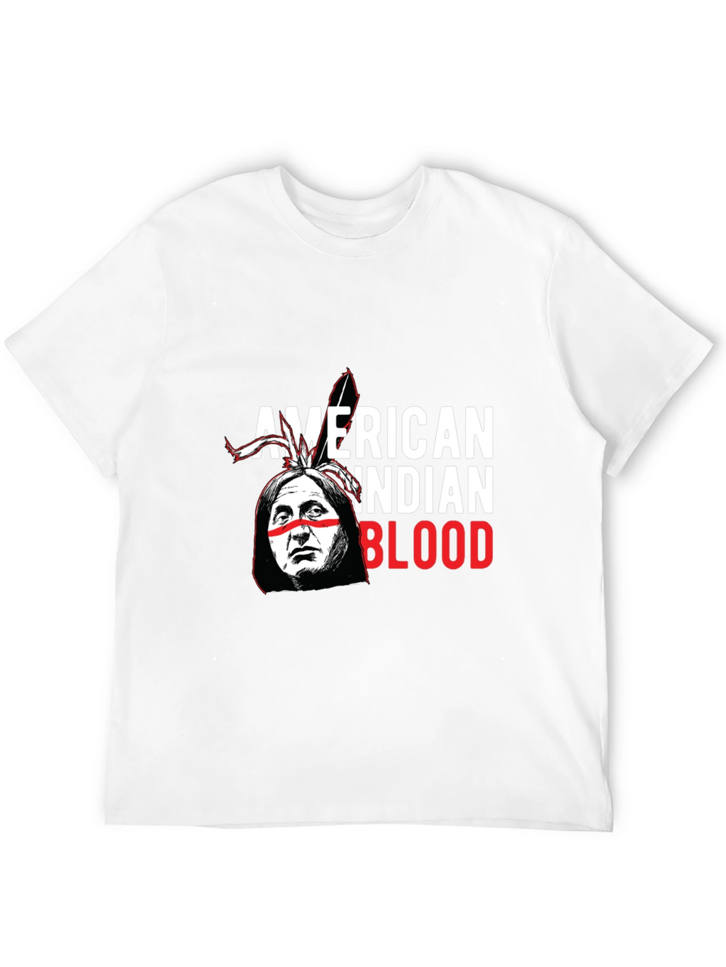 American Indian Blood Graphic T-Shirt