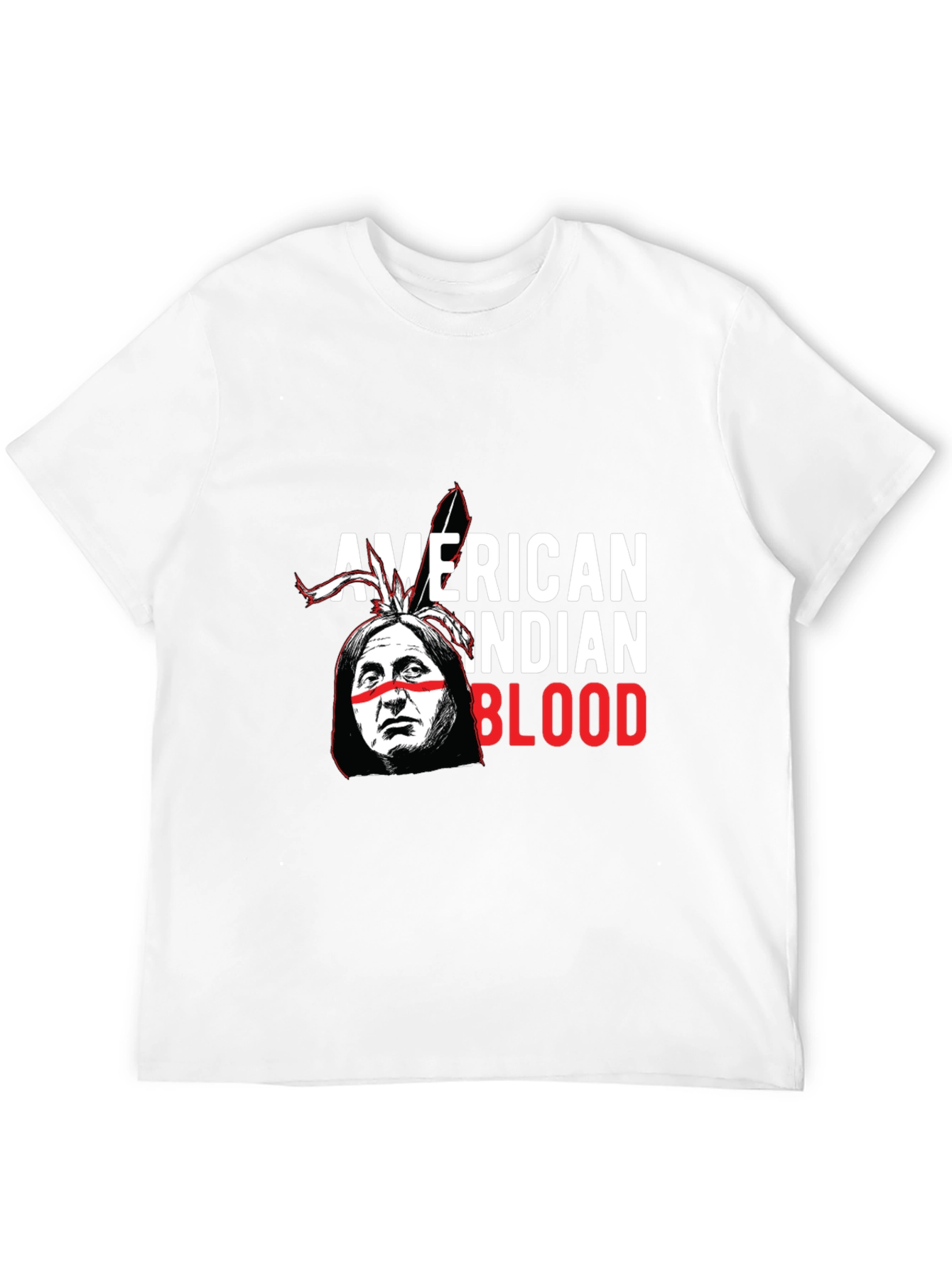 American Indian Blood Graphic T-Shirt