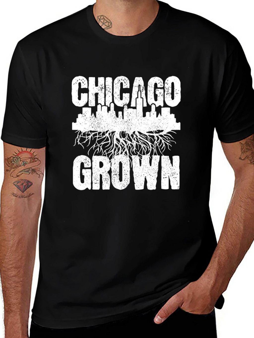Chicago Grown Graphic T-Shirt - Urban Style