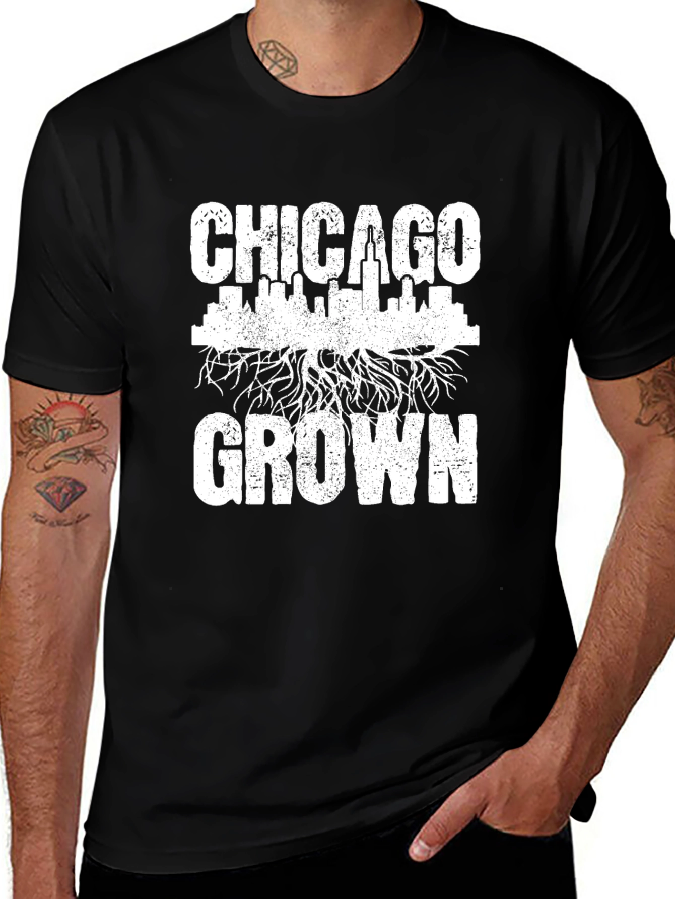Chicago Grown Graphic T-Shirt - Urban Style
