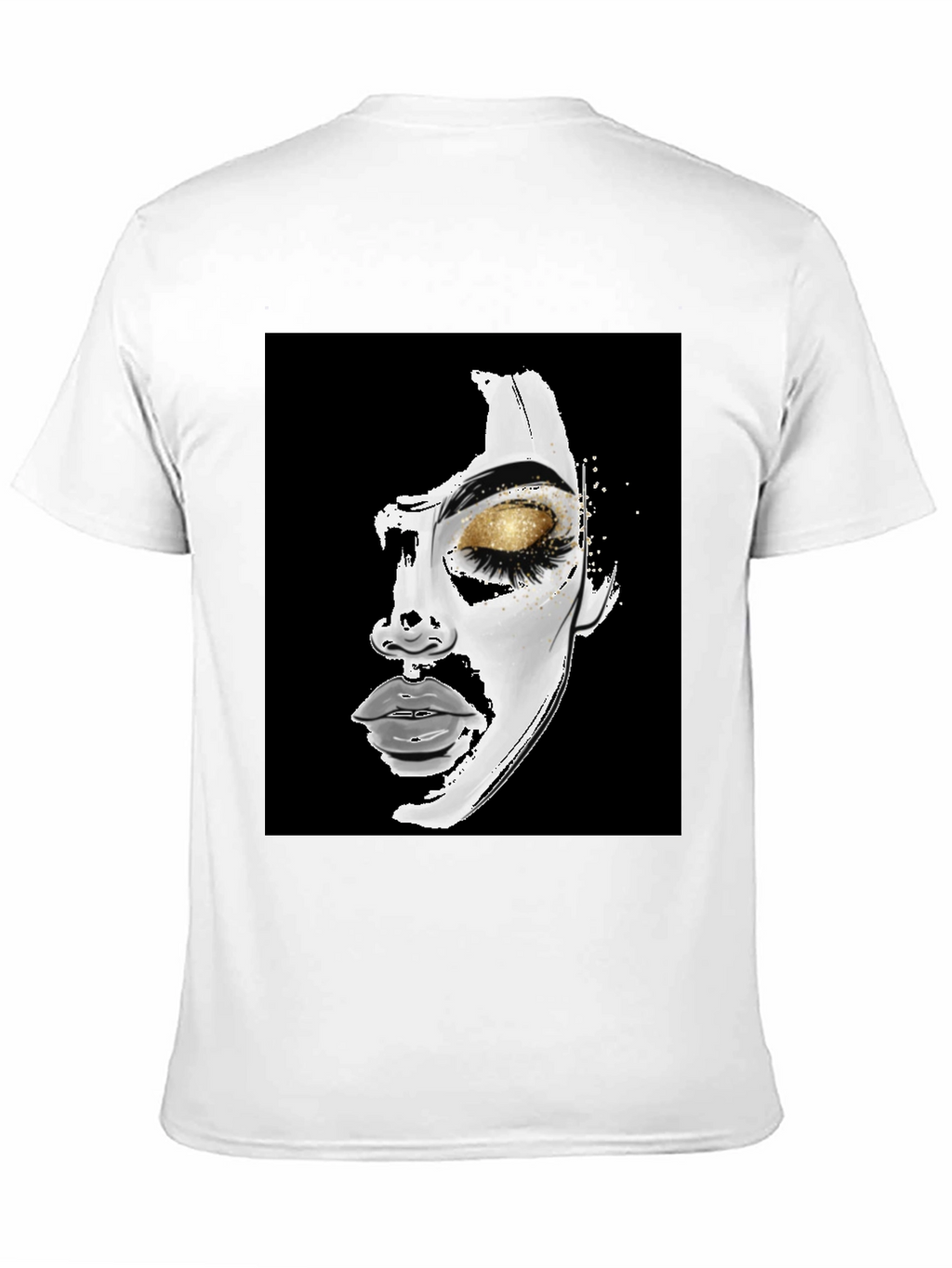 Artistic Womans Face Graphic Tee