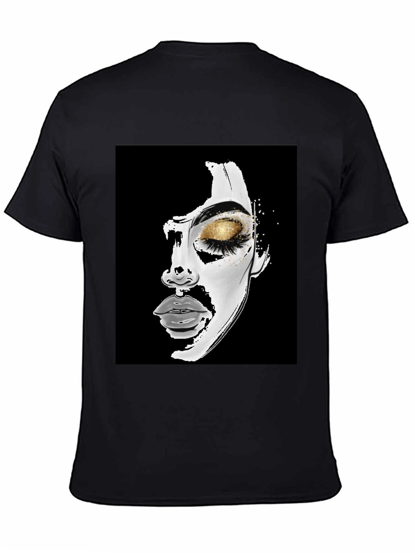 Artistic Womans Face Graphic Tee