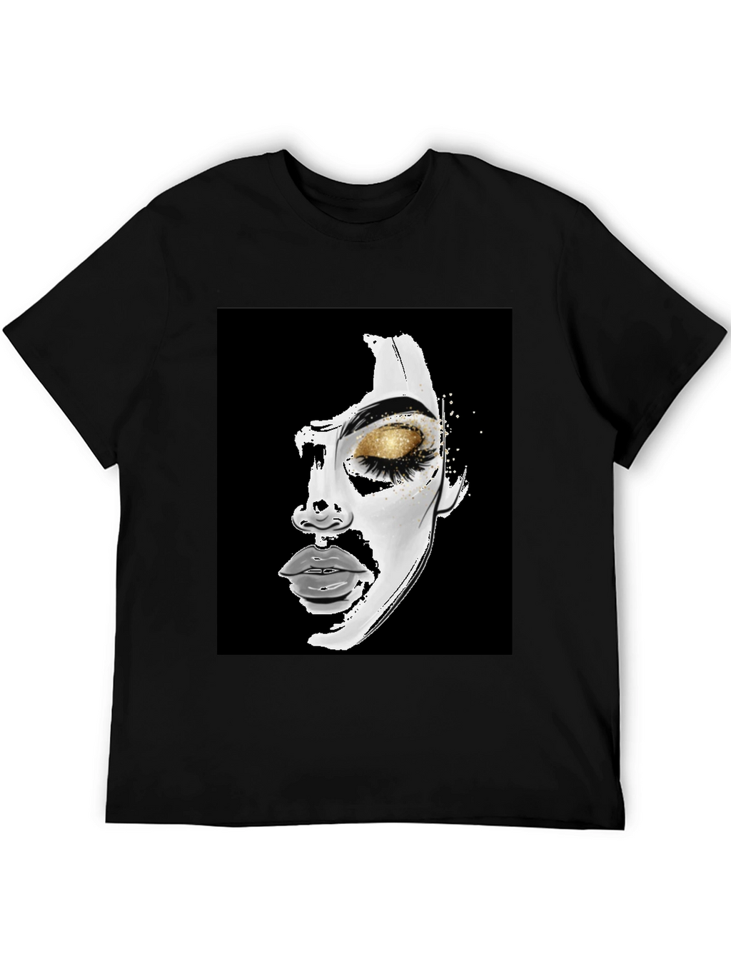 Artistic Womans Face Graphic Tee