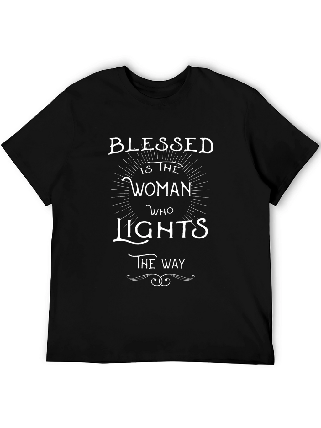 Blessed Woman Graphic Tee - Black