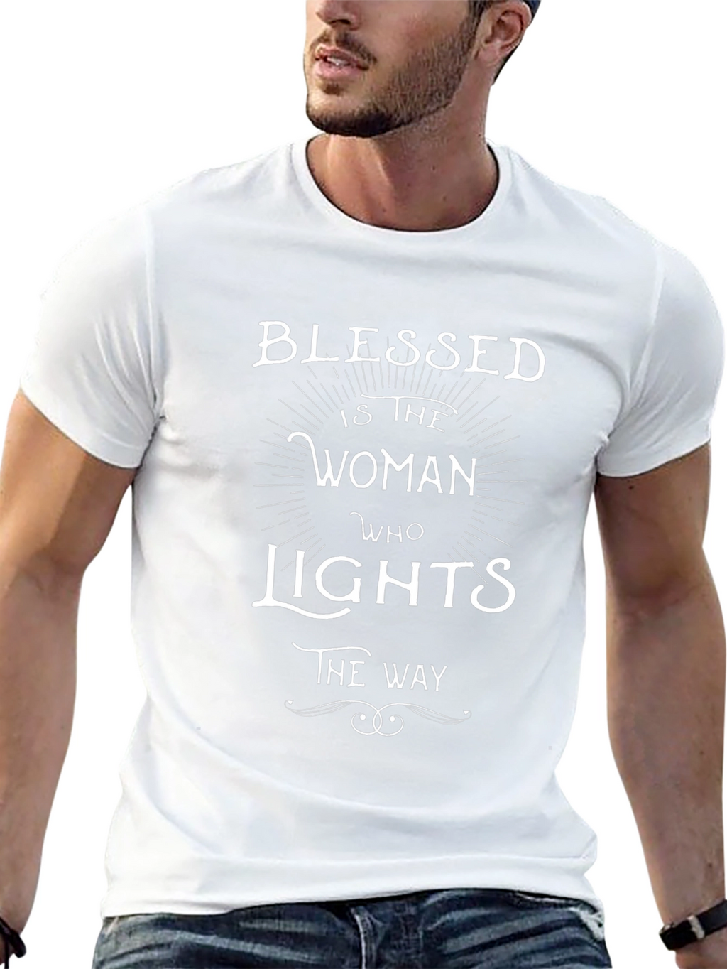 Blessed Woman Graphic Tee - Black