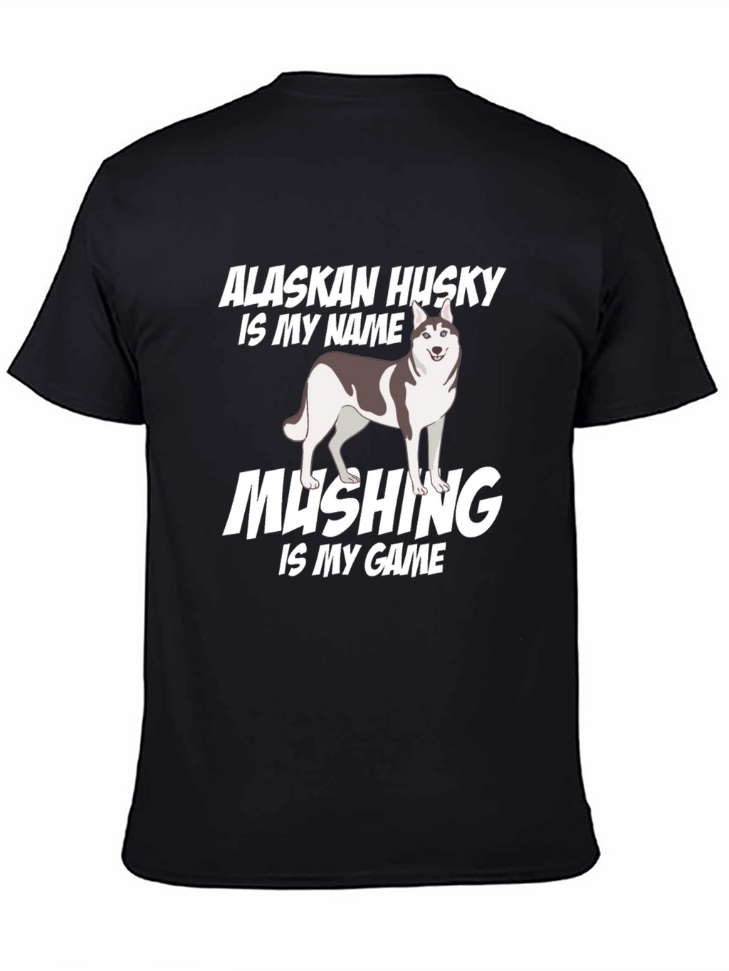Alaskan Husky Mushing T-Shirt