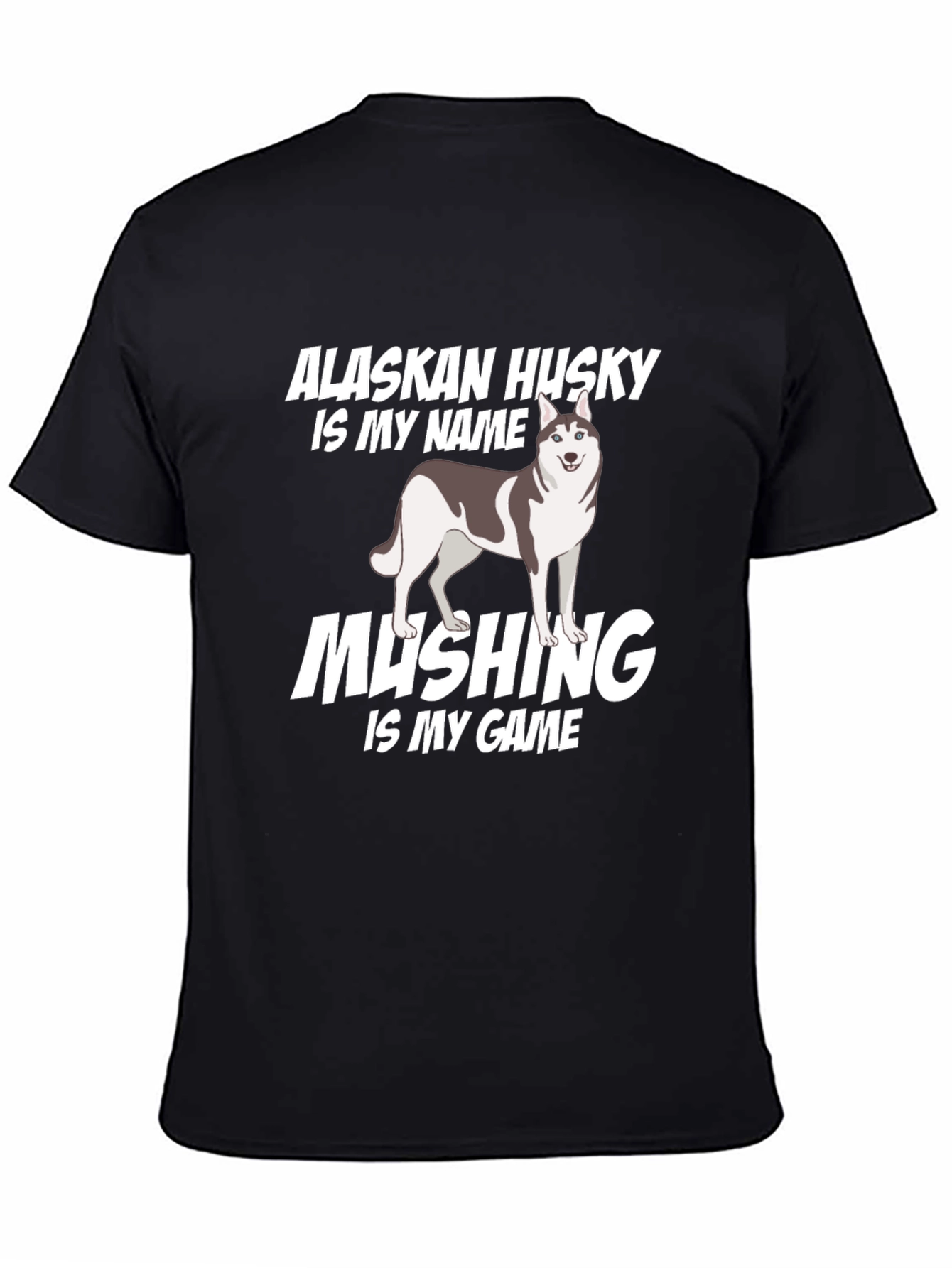 Alaskan Husky Mushing T-Shirt