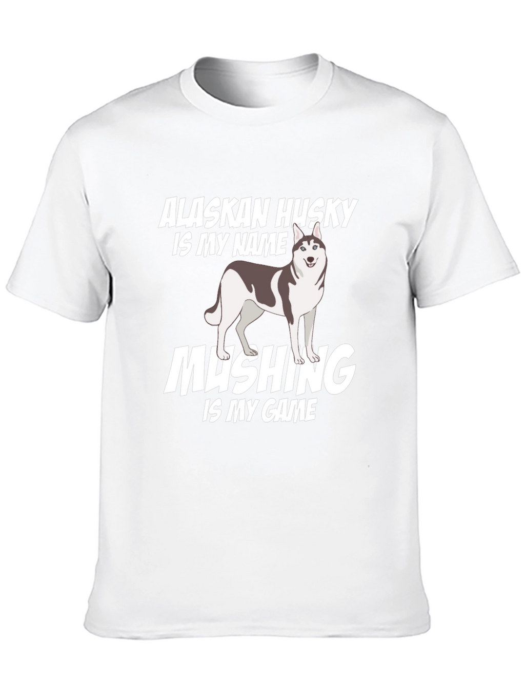 Alaskan Husky Mushing T-Shirt