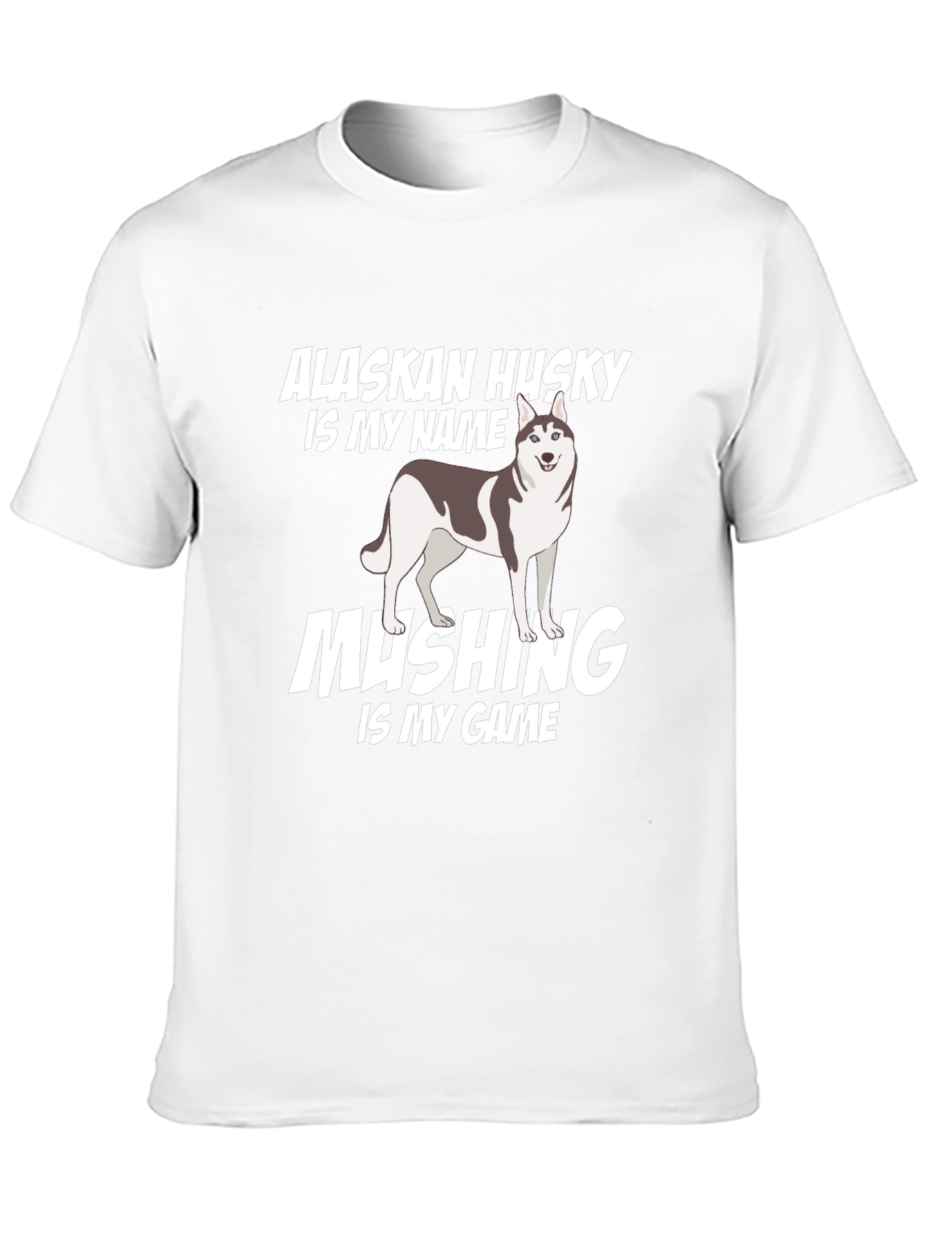 Alaskan Husky Mushing T-Shirt
