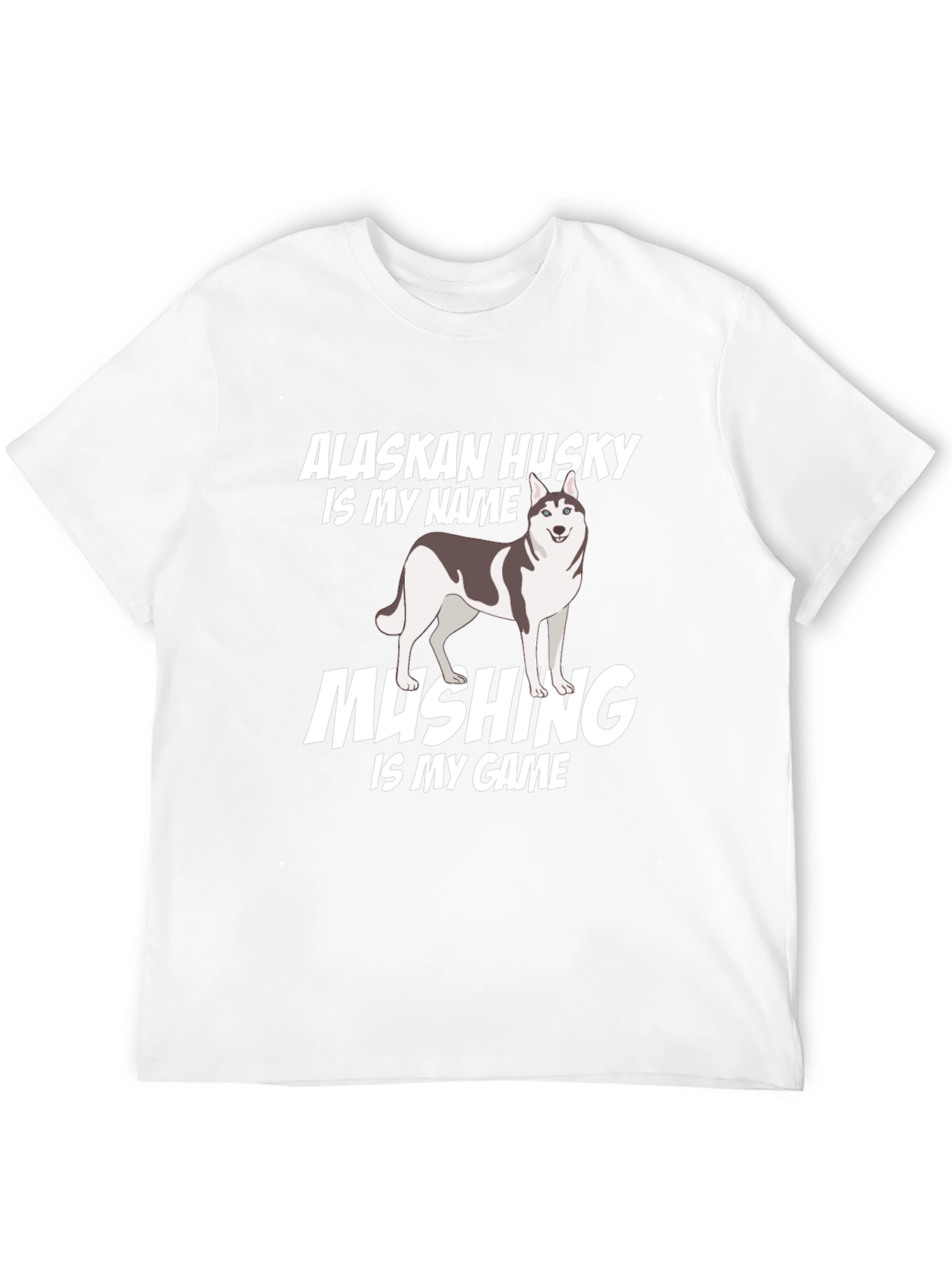 Alaskan Husky Mushing T-Shirt