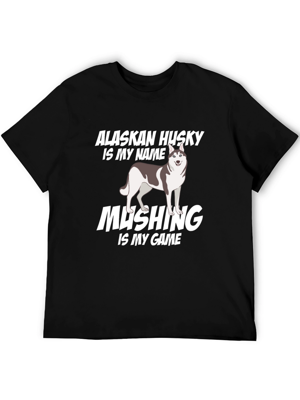 Alaskan Husky Mushing T-Shirt