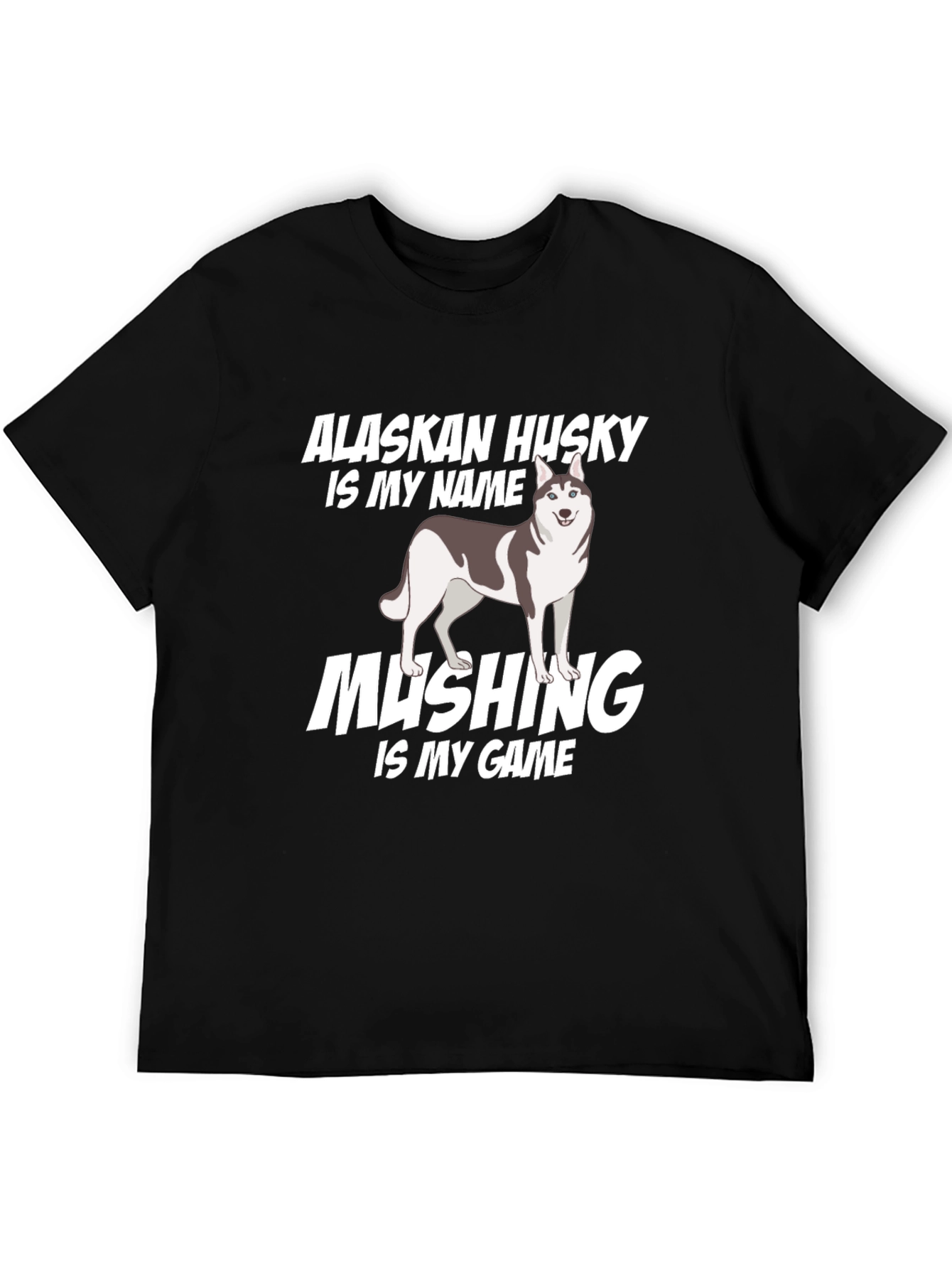Alaskan Husky Mushing T-Shirt