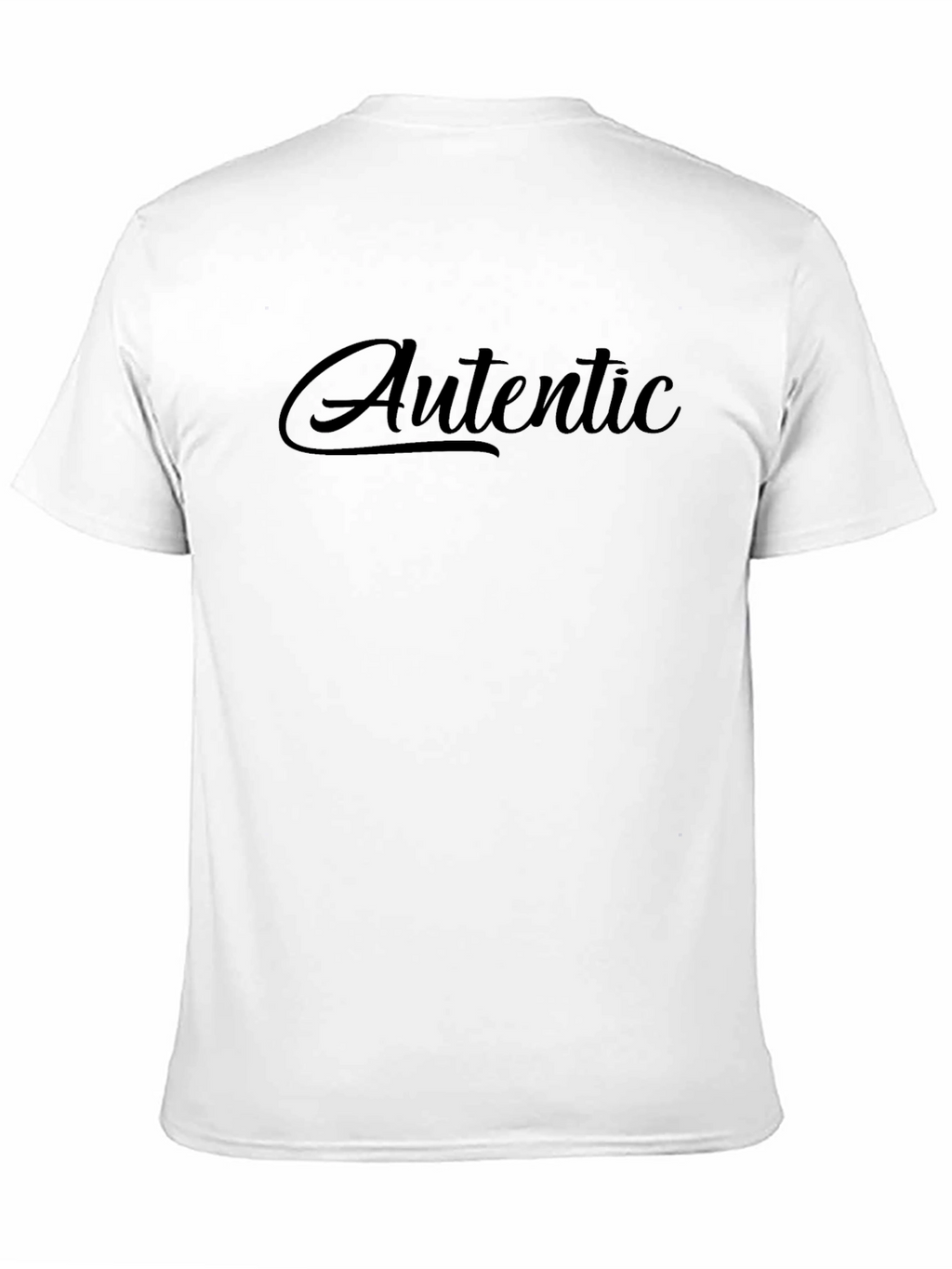 Authentic Style Black Graphic Tee