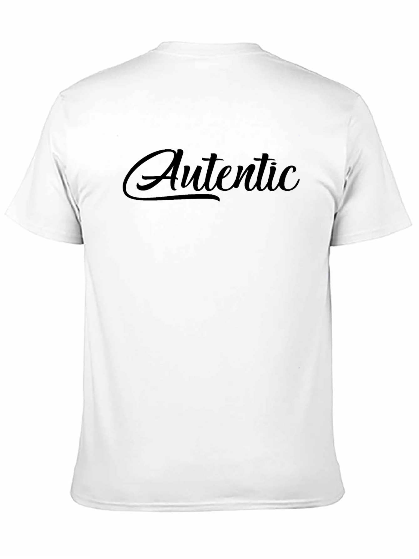 Authentic Style Black Graphic Tee