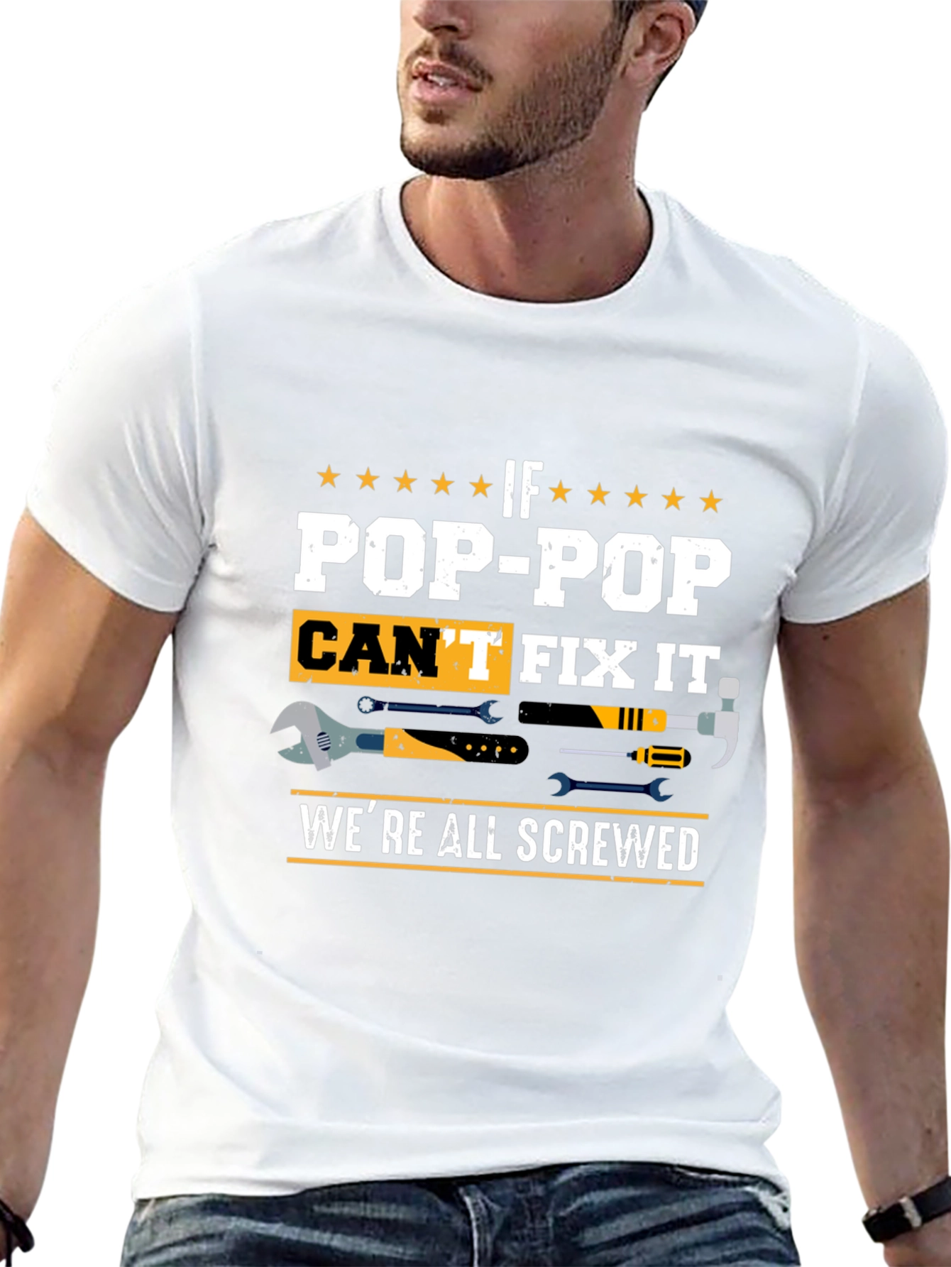 Pop-Pop Fix It T-Shirt - Grandfather Gift