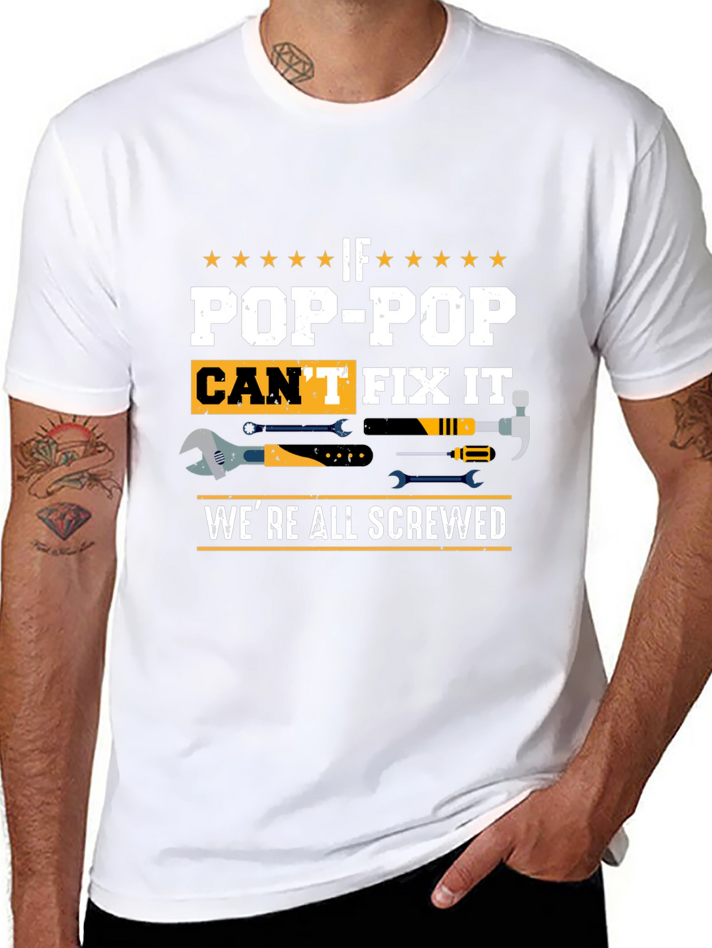 Pop-Pop Fix It T-Shirt - Grandfather Gift