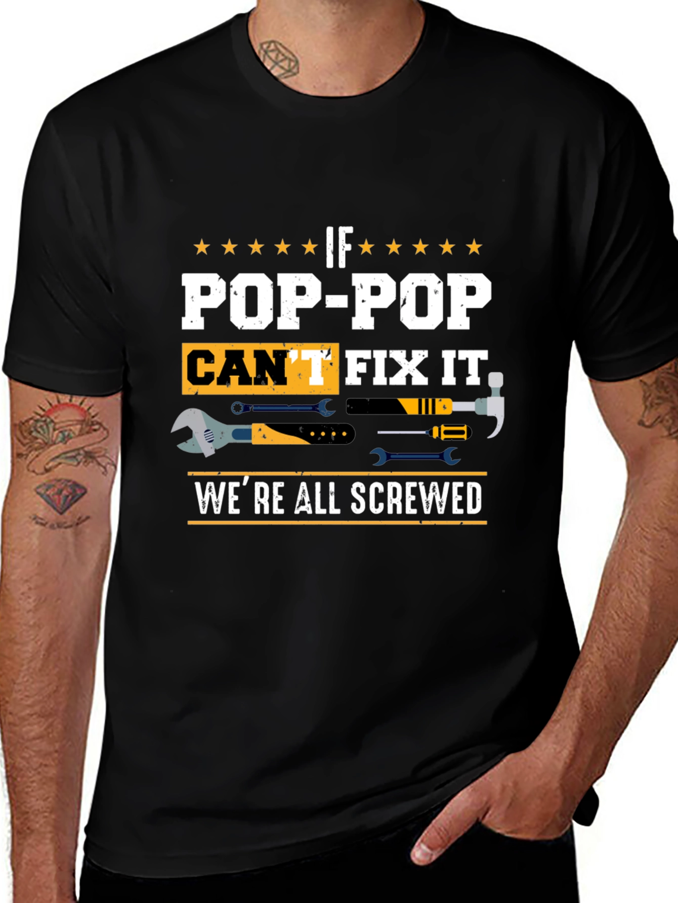 Pop-Pop Fix It T-Shirt - Grandfather Gift